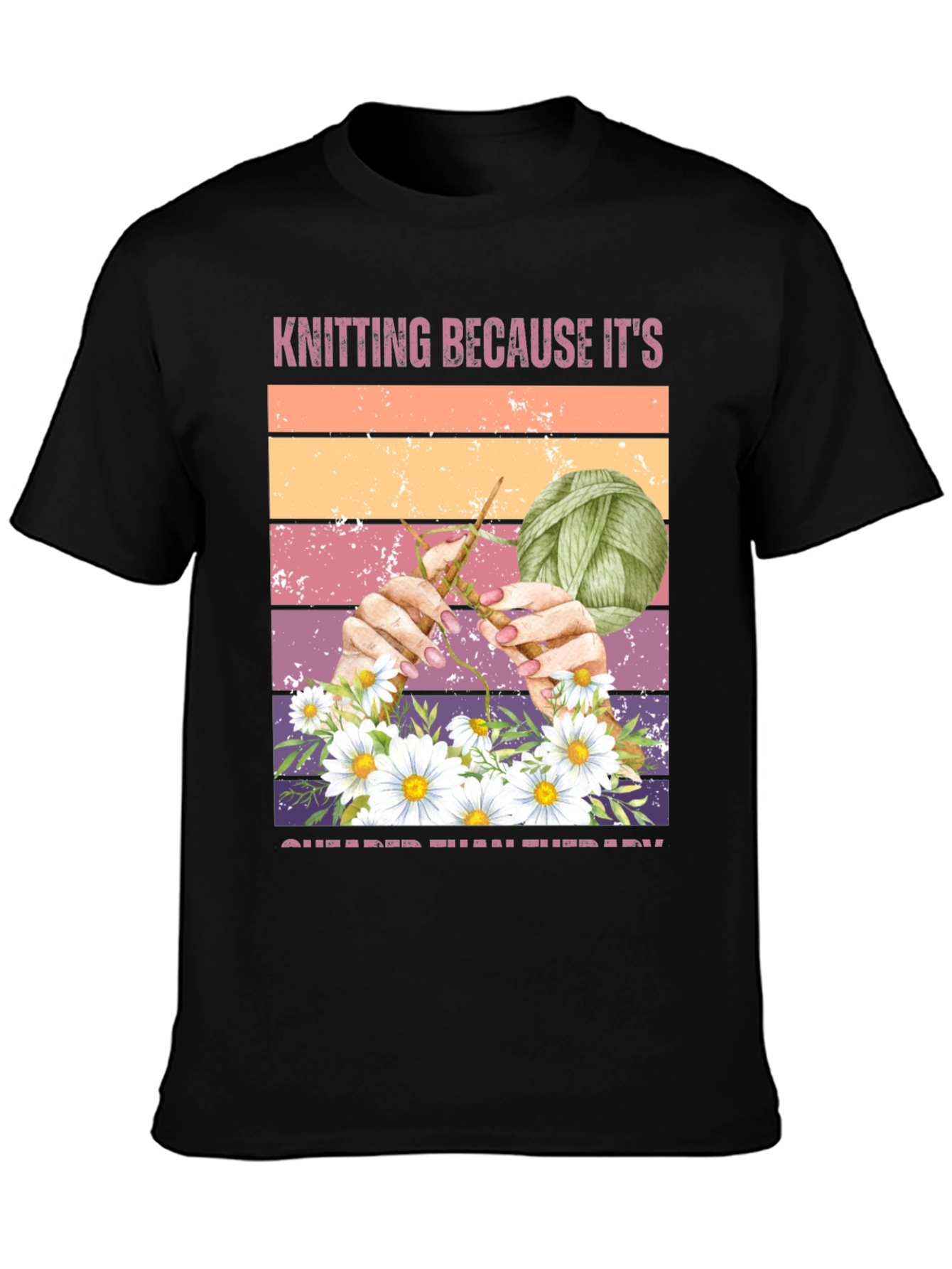 Knitting Therapy T-Shirt