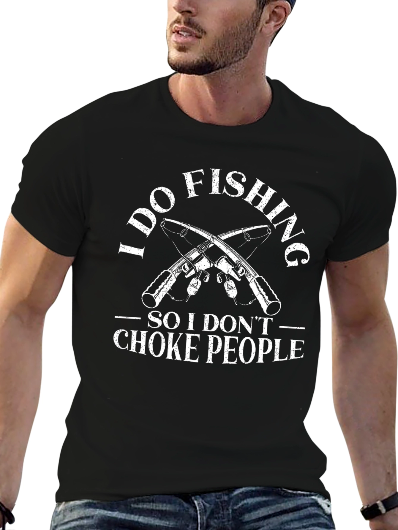 I Do Fishing Funny Graphic Tee