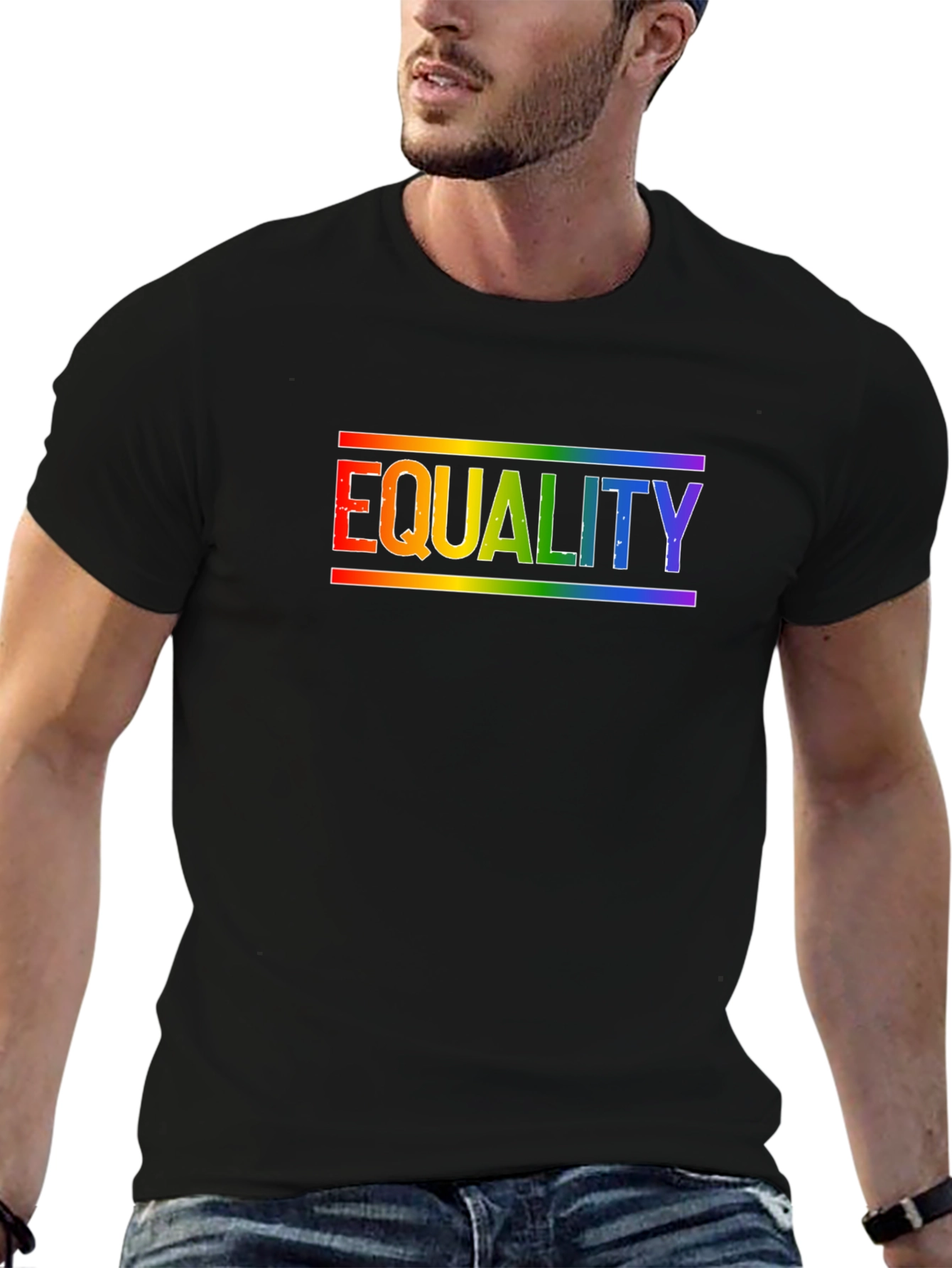 Equality Rainbow Graphic T-Shirt