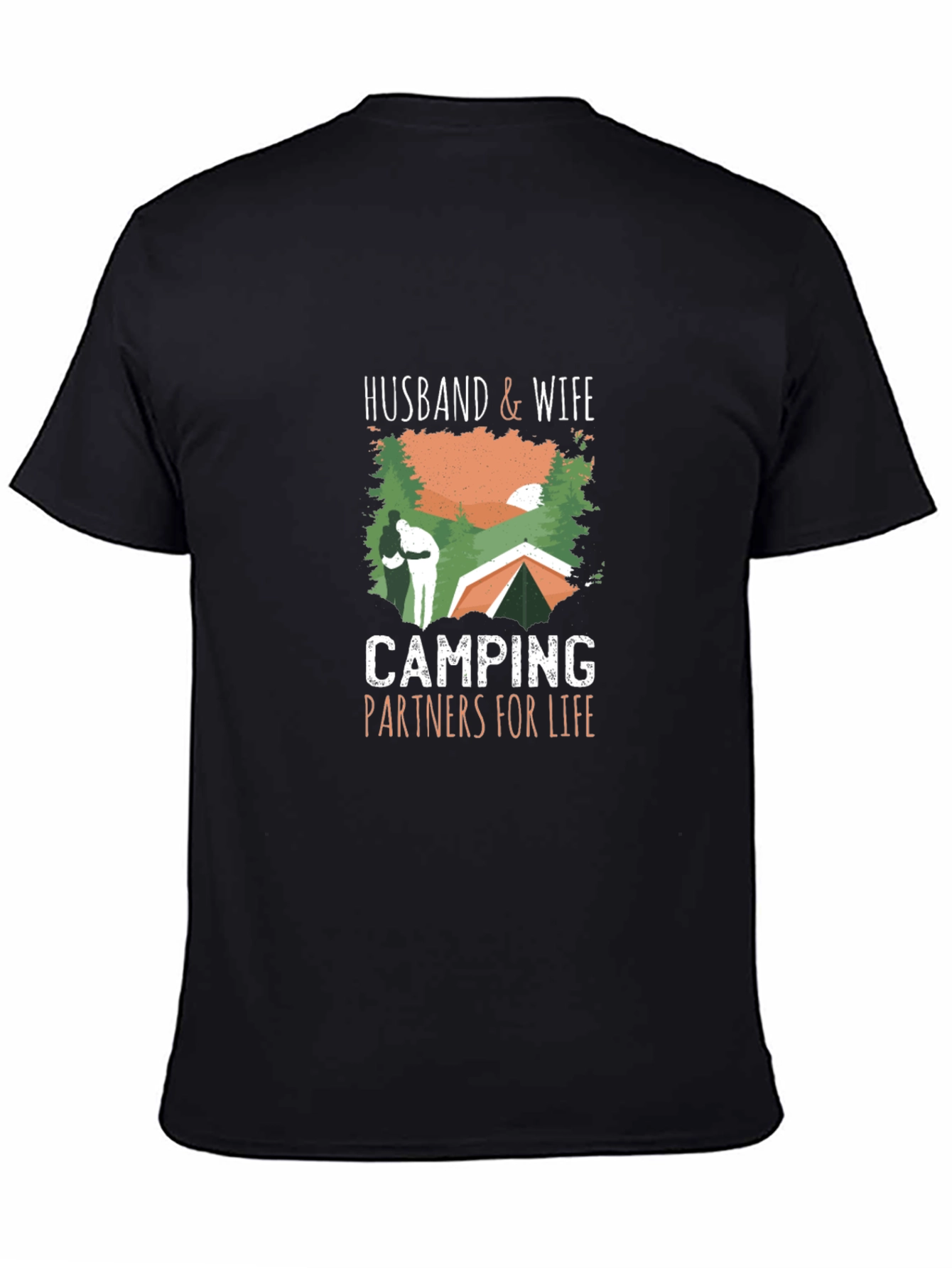 Husband & Wife Camping Partners T-Shirt