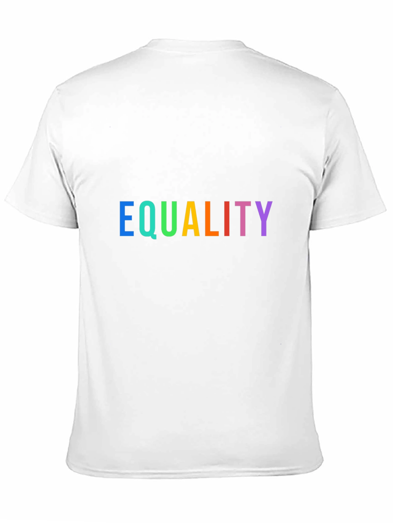 Equality Rainbow Text T-Shirt