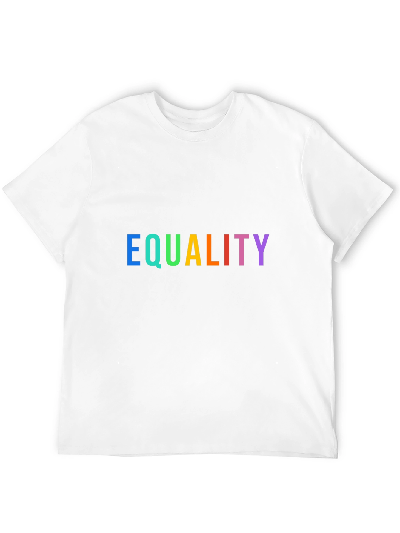 Equality Rainbow Text T-Shirt