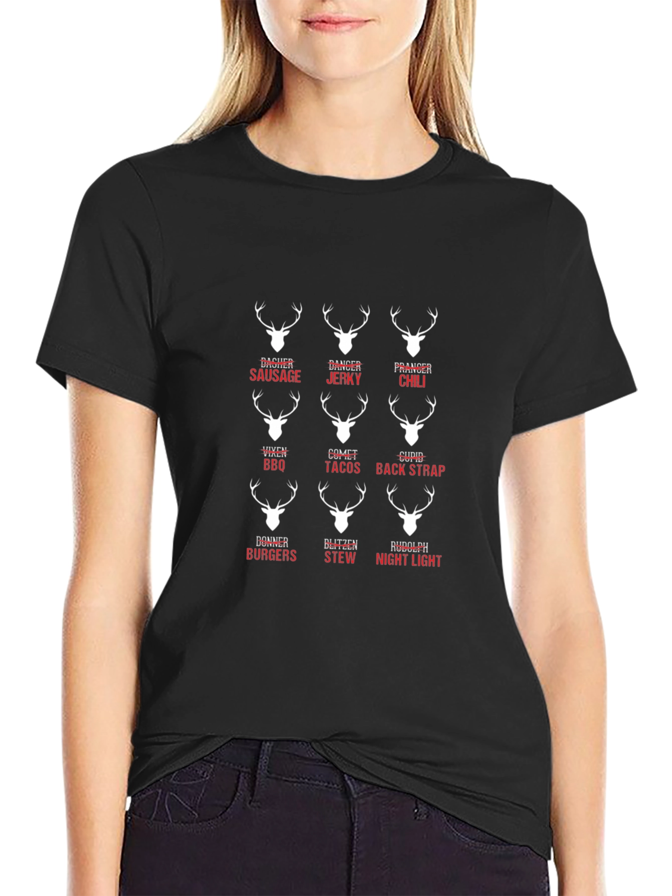 Reindeer Food Humor Christmas Tee