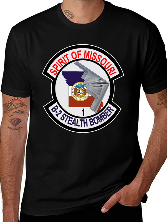 Spirit of Missouri B-2 Stealth Bomber T-Shirt