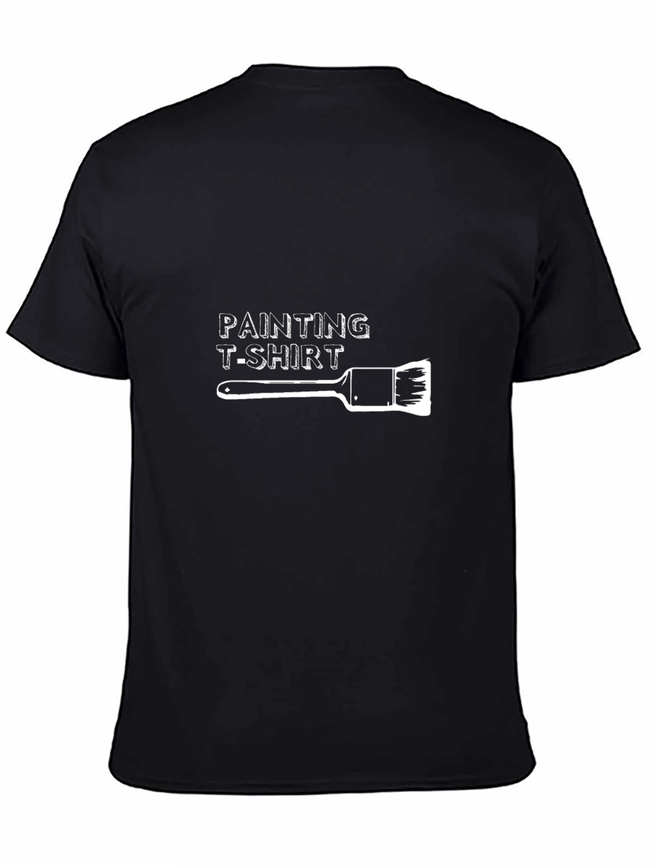 Painter T-Shirt | Brush Graphic Tee | Unisex Black