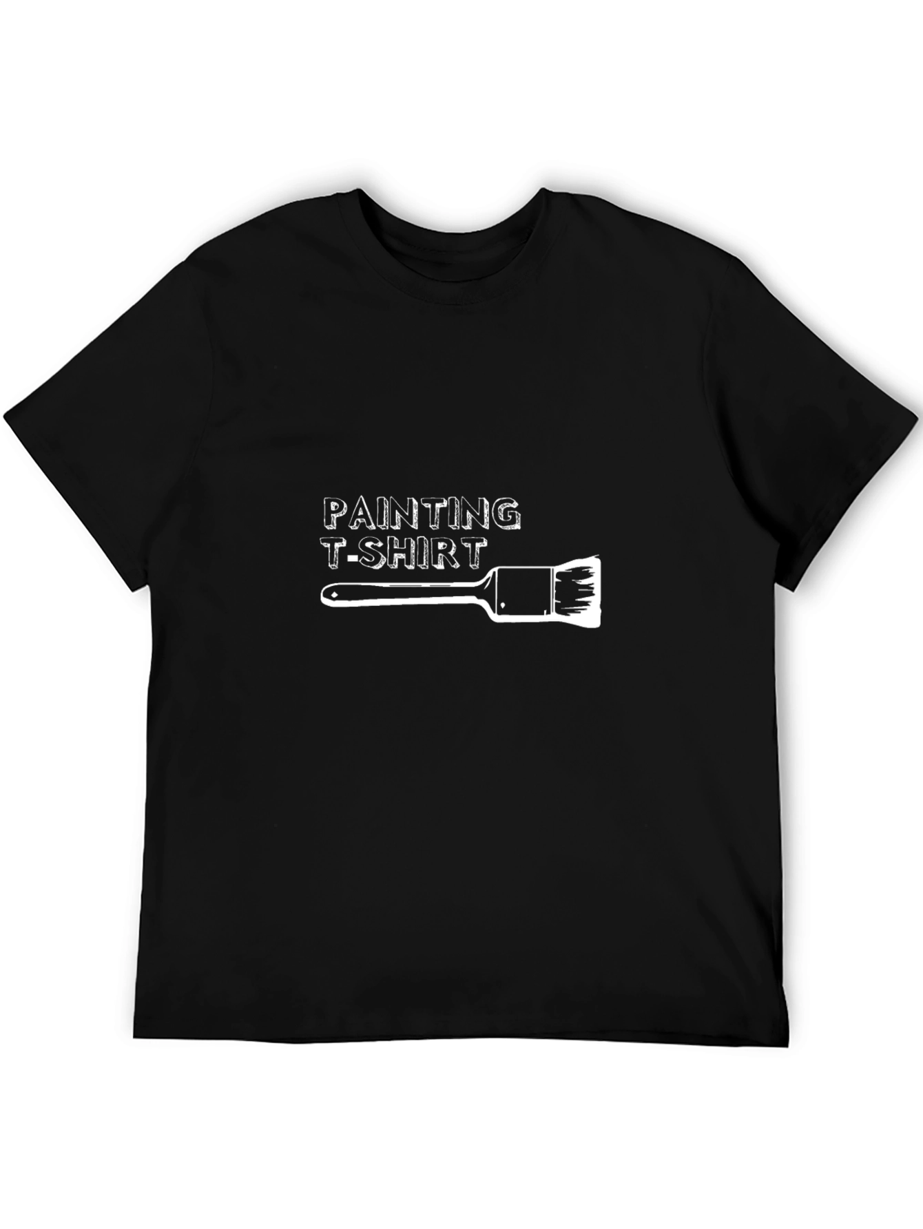 Painter T-Shirt | Brush Graphic Tee | Unisex Black