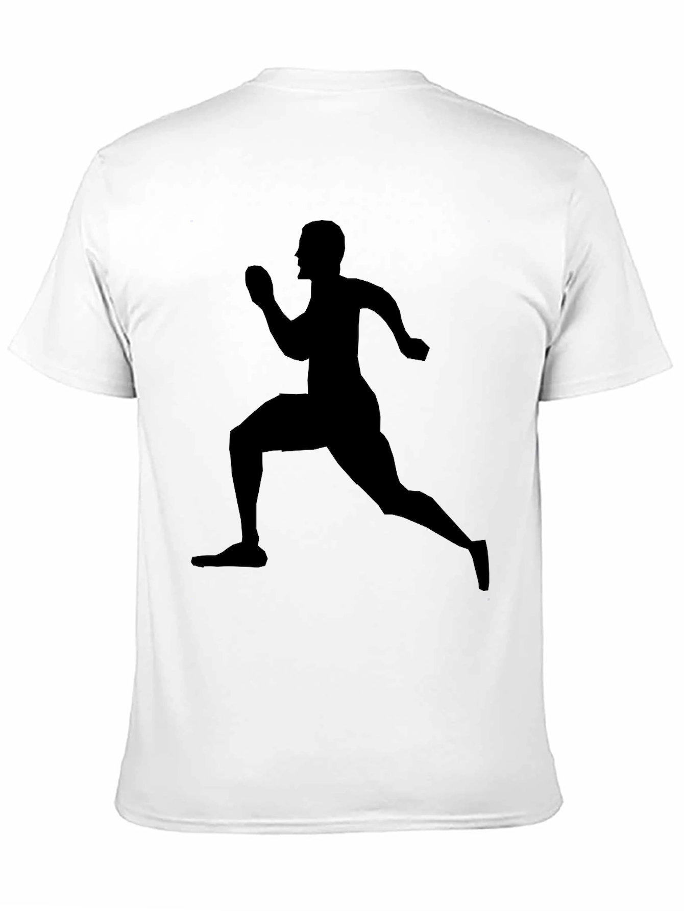Running Silhouette Tee - Black Graphic T-Shirt
