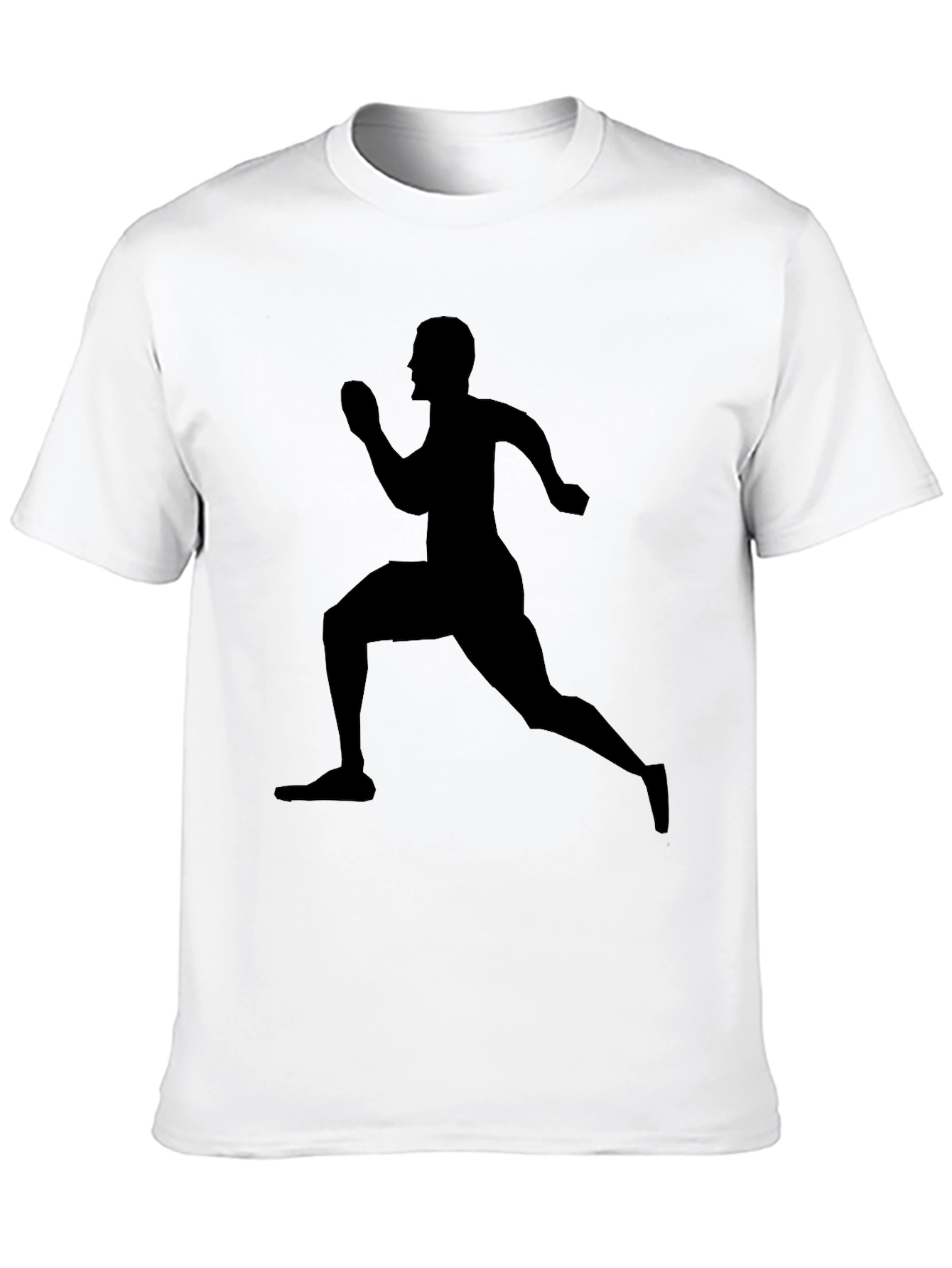 Running Silhouette Tee - Black Graphic T-Shirt