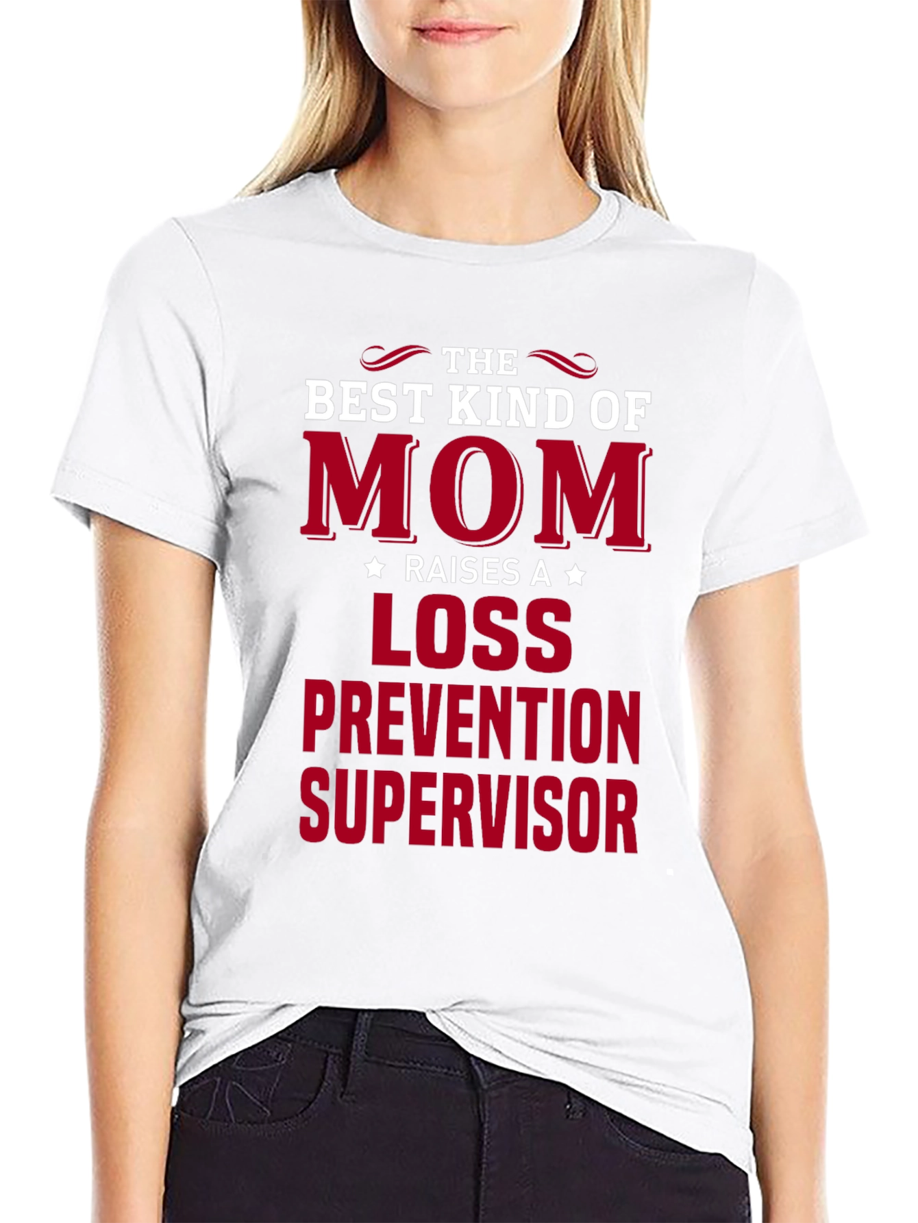 Best Mom Loss Prevention Supervisor Graphic Tee