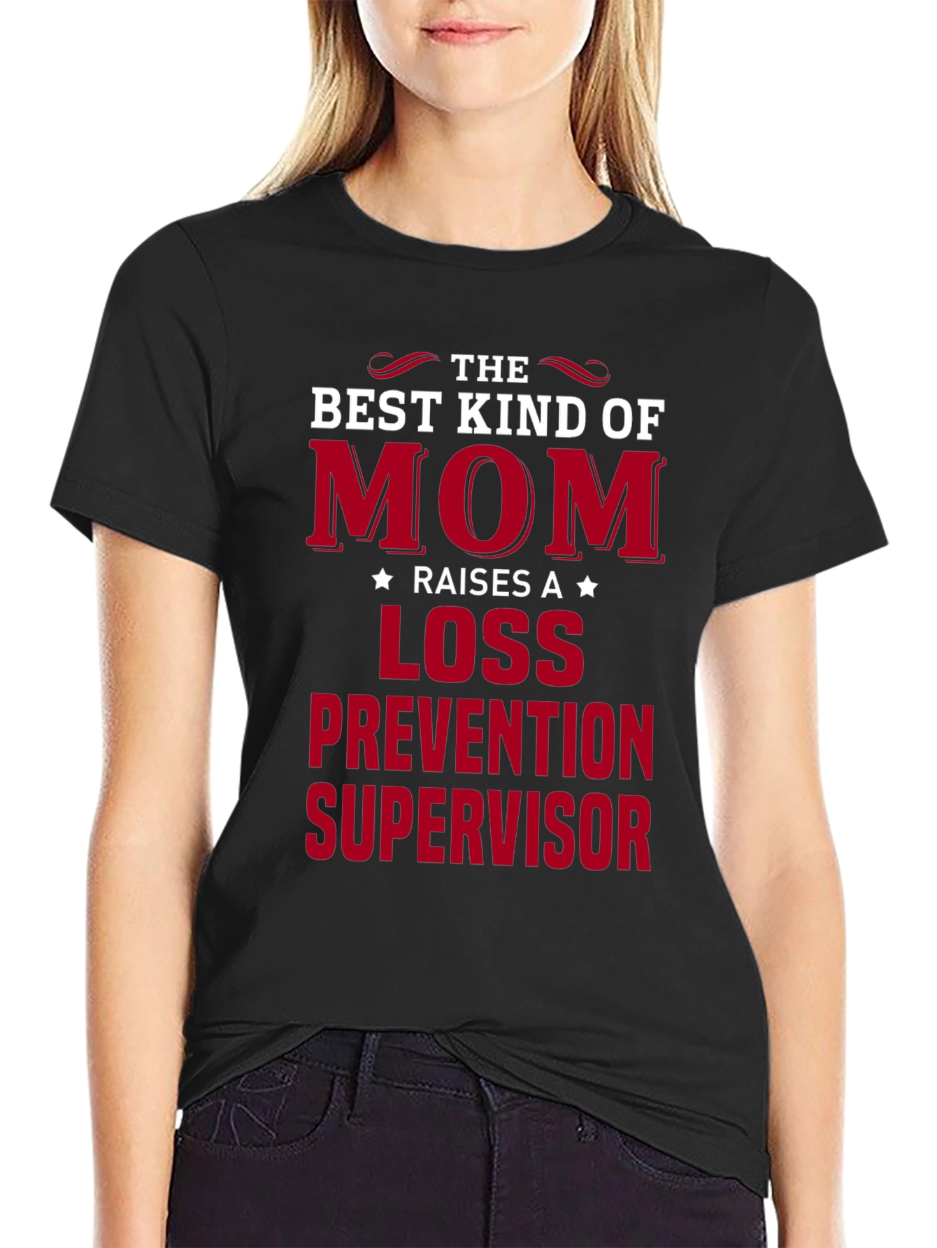 Best Mom Loss Prevention Supervisor Graphic Tee