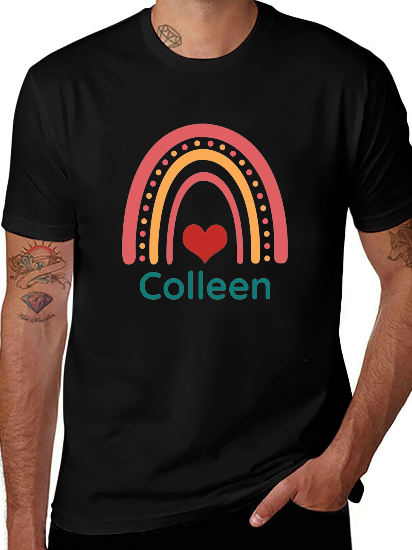Personalized Rainbow Name T-Shirt