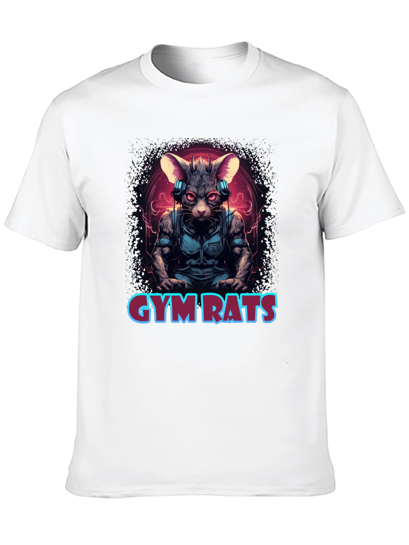 Gym Rats Graphic Tee - Workout Motivation
