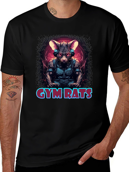 Gym Rats Graphic Tee - Workout Motivation