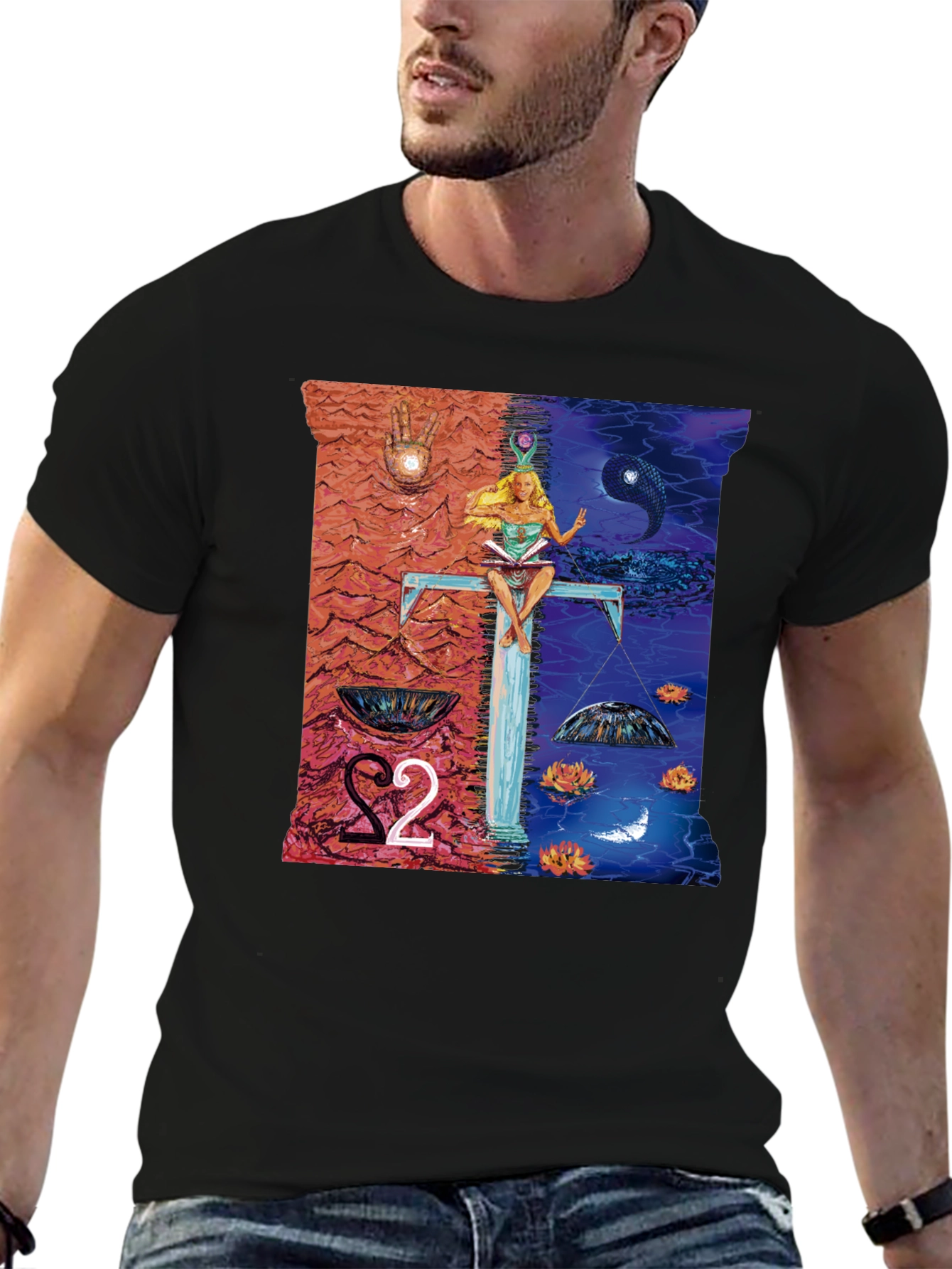 Yin & Yang Graphic Tee - Balance & Harmony