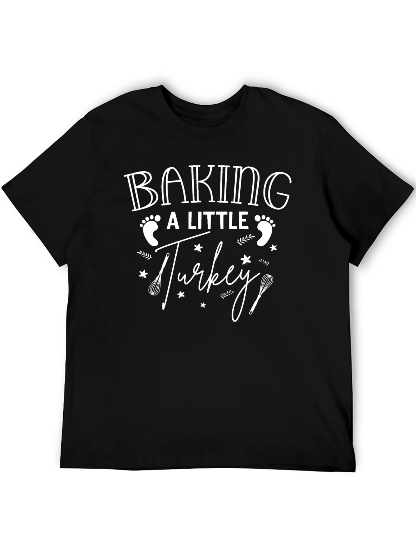 Baking a Little Turkey Pregnancy Announcement T-Shirt