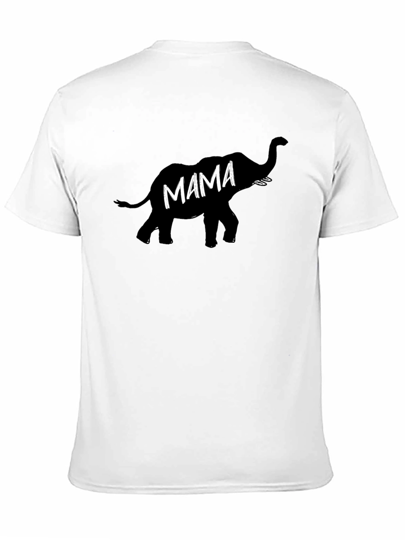 Mama Elephant Black T-Shirt -  Comfortable & Stylish