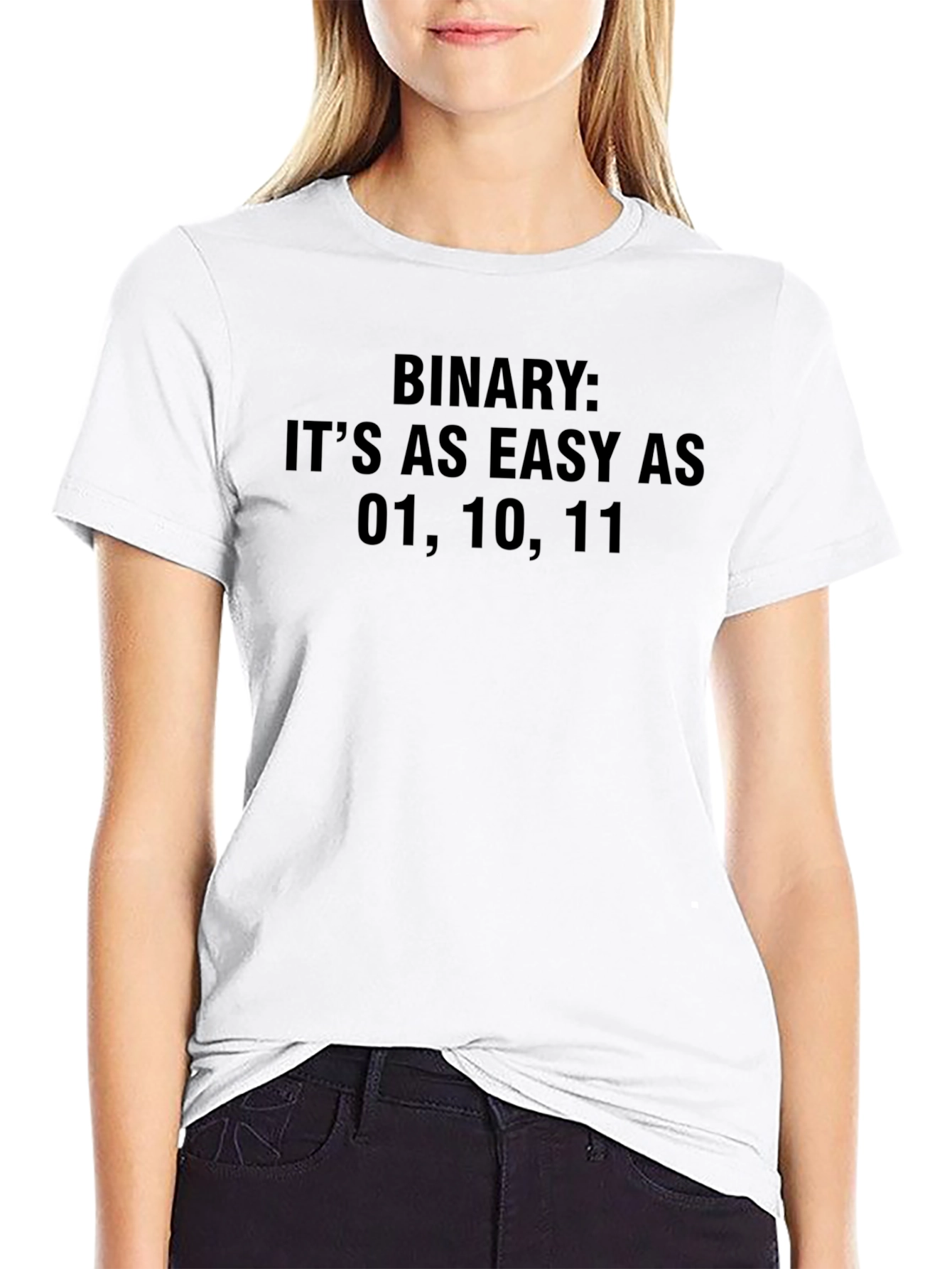 Binary Code Easy Math T-Shirt