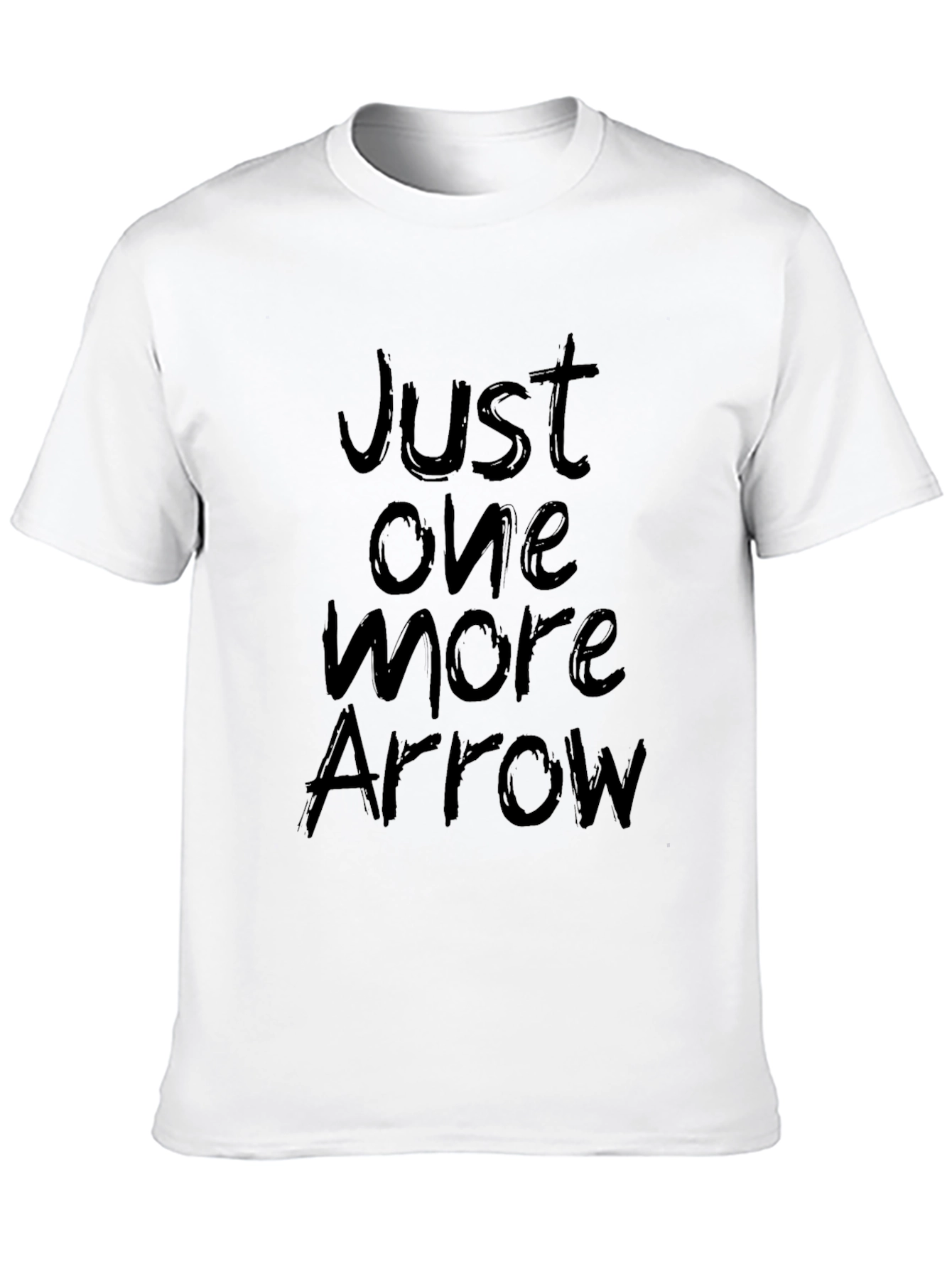 Just One More Arrow Black T-Shirt