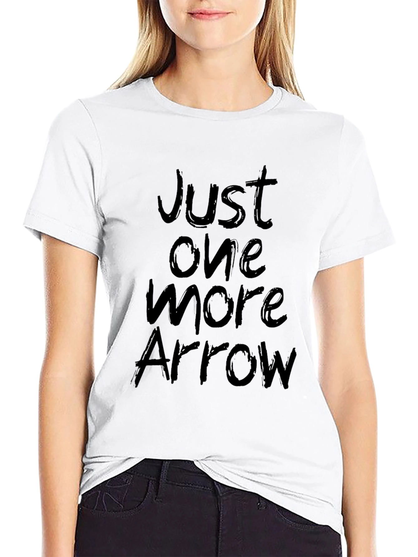 Just One More Arrow Black T-Shirt