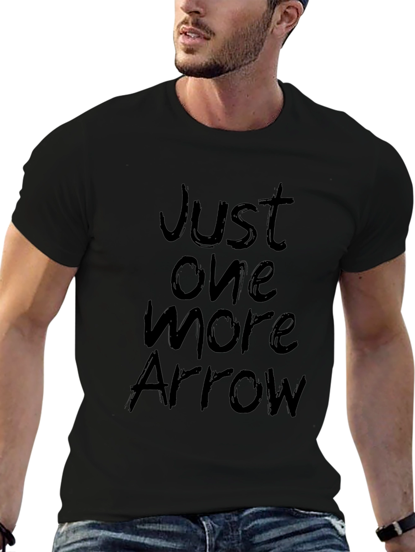 Just One More Arrow Black T-Shirt