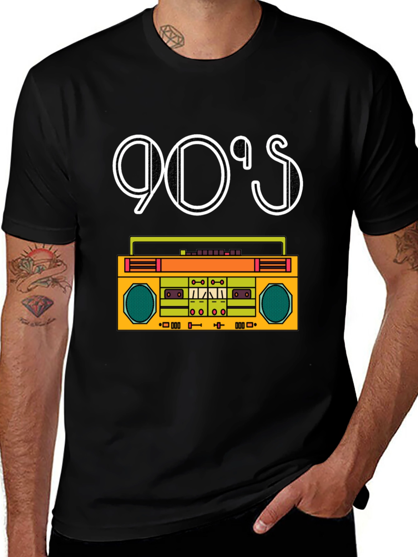 Retro 90s Boombox T-Shirt