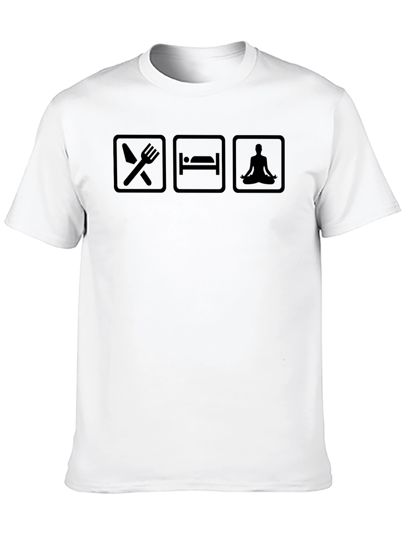 Eat Sleep Meditate Graphic T-Shirt