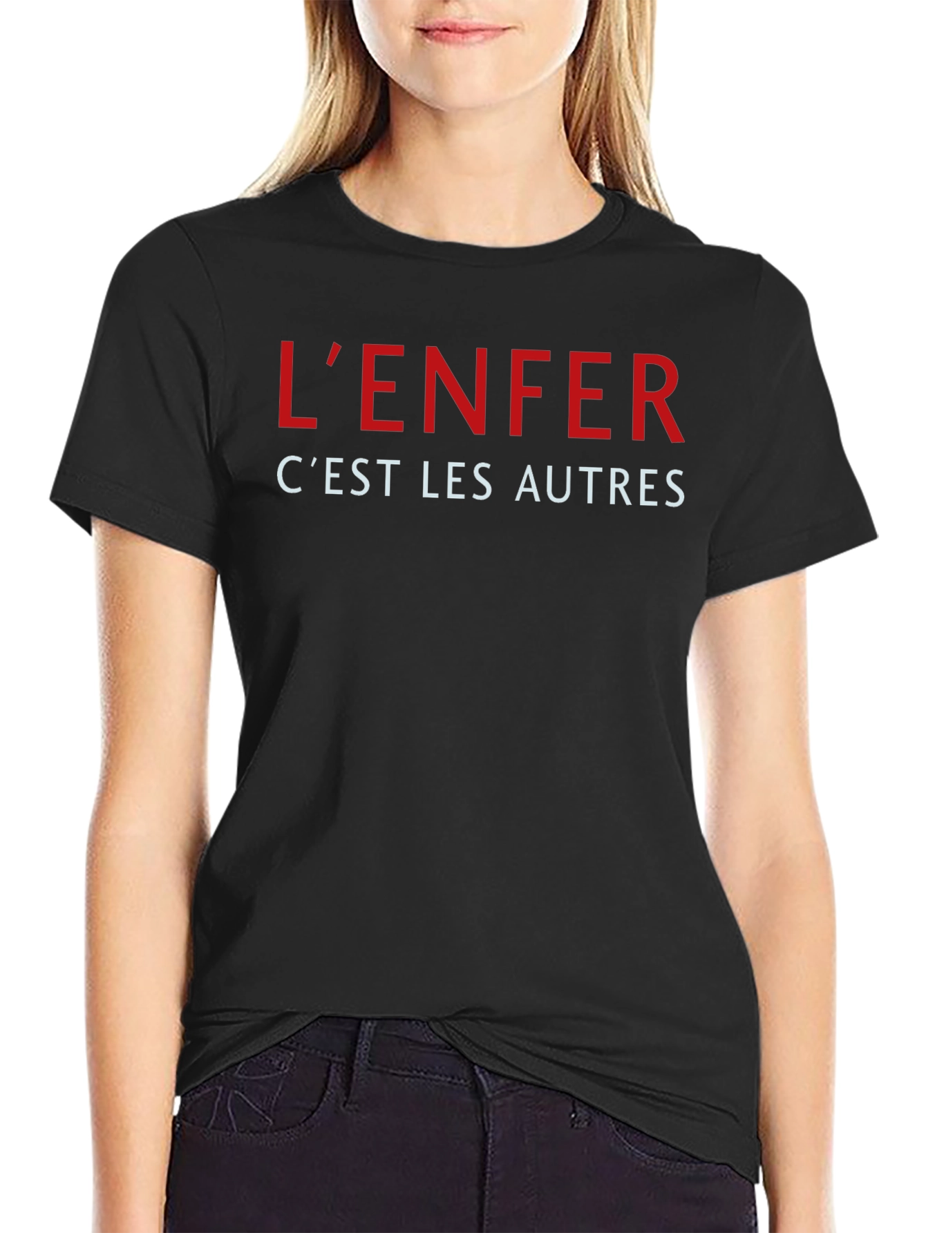Lenfer Cest Les Autres Graphic Tee