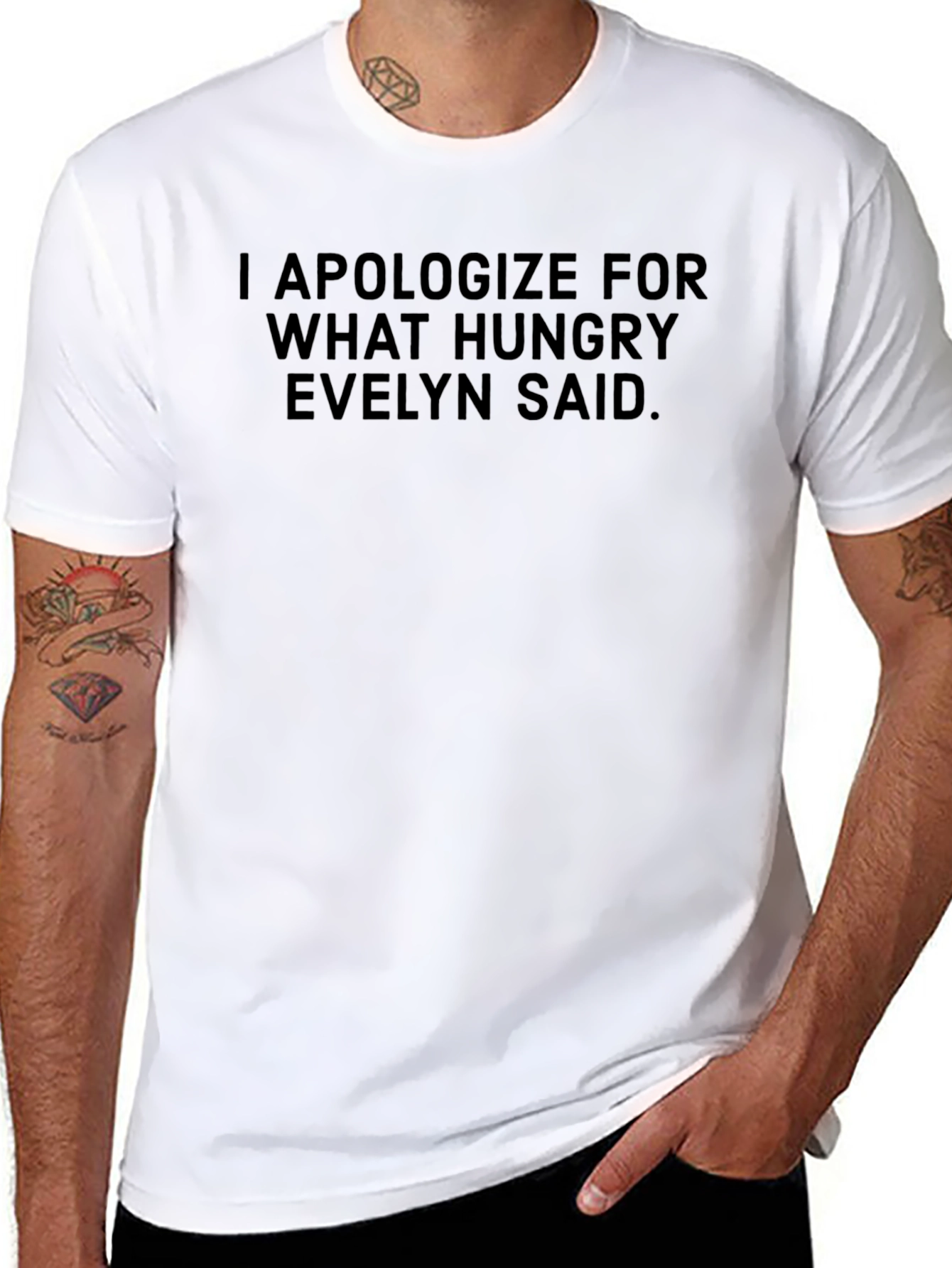 Hungry Evelyn Funny T-Shirt