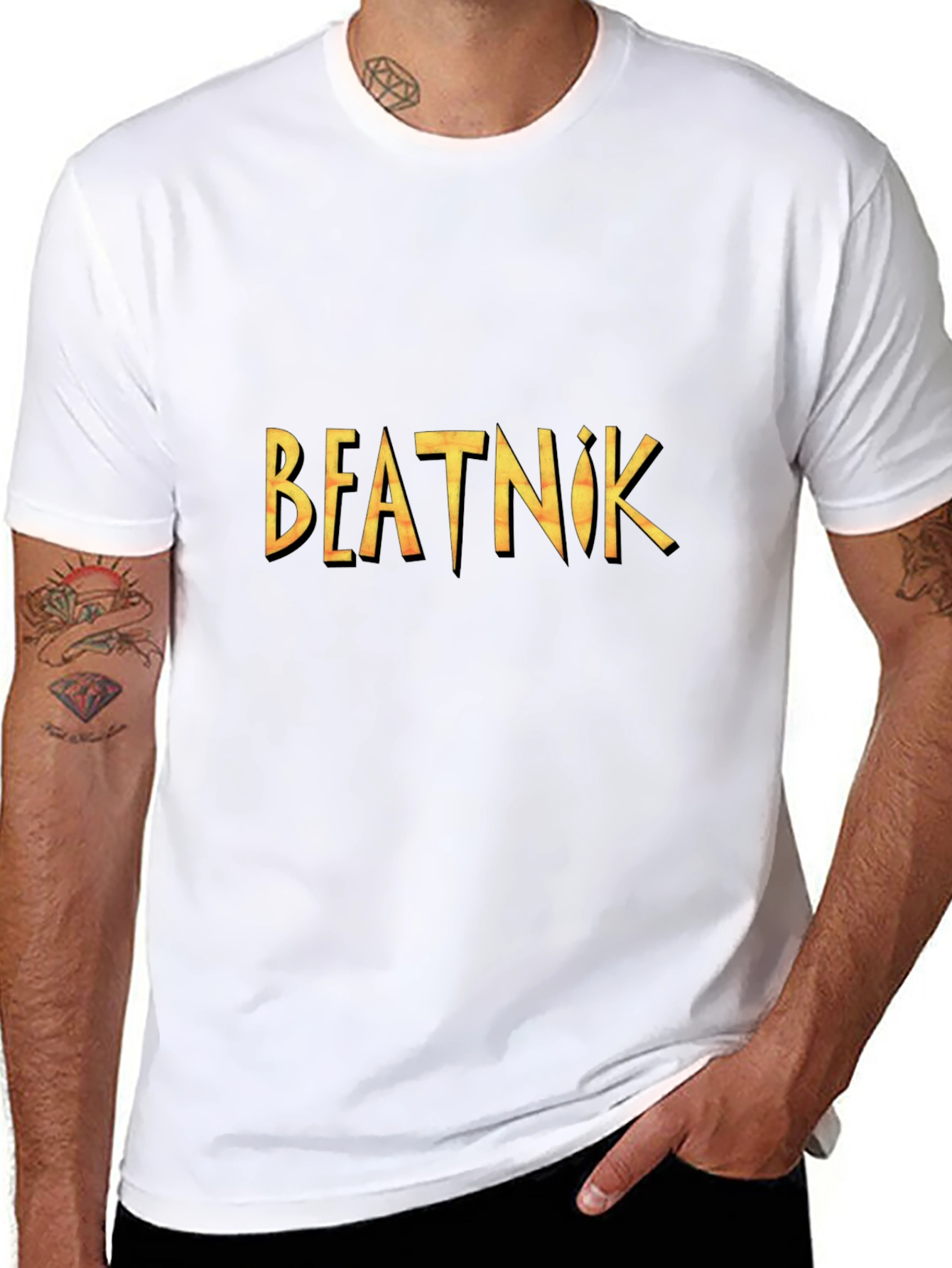Beatnik Graphic Tee - Black T-Shirt