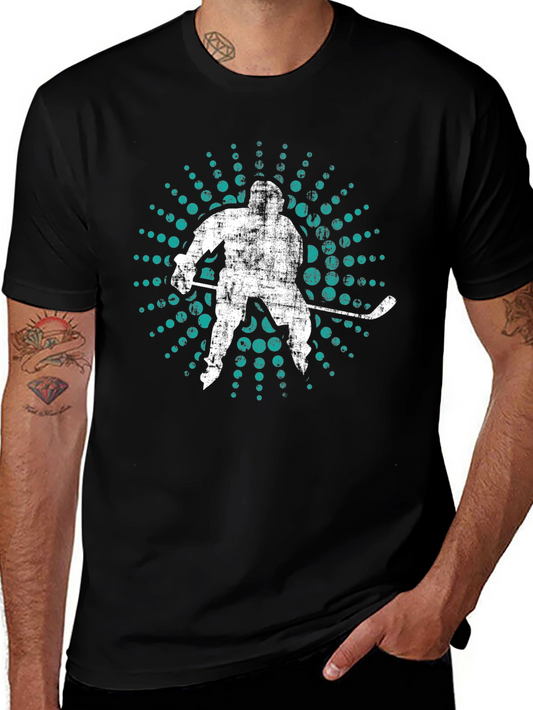 Hockey Player Graphic Tee