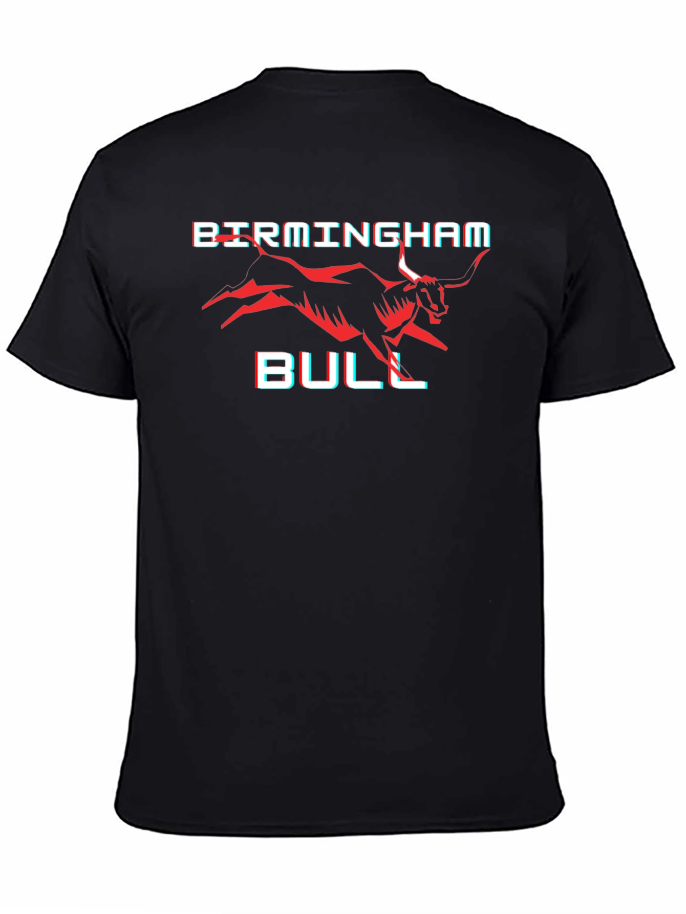 Birmingham Bull Graphic T-Shirt - Black