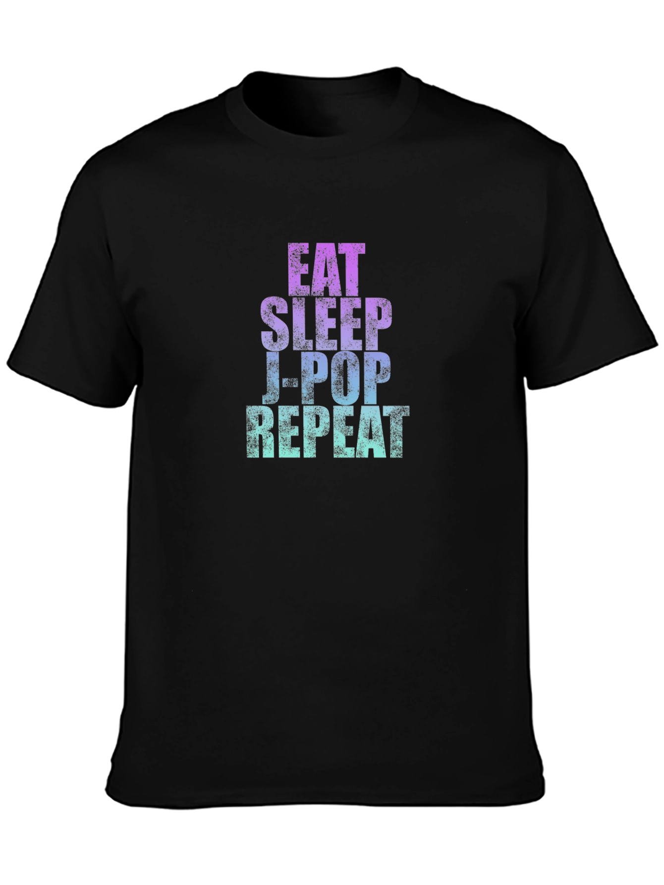 Eat Sleep J-Pop Repeat Graphic T-Shirt