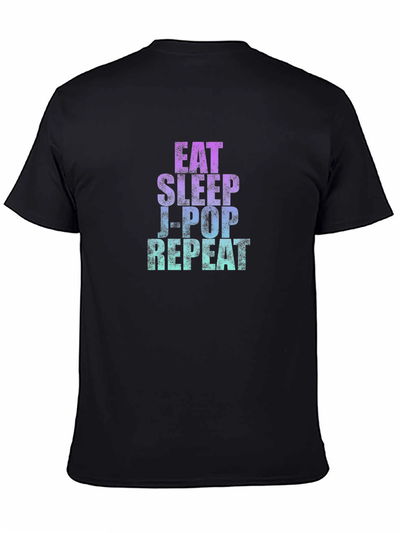 Eat Sleep J-Pop Repeat Graphic T-Shirt