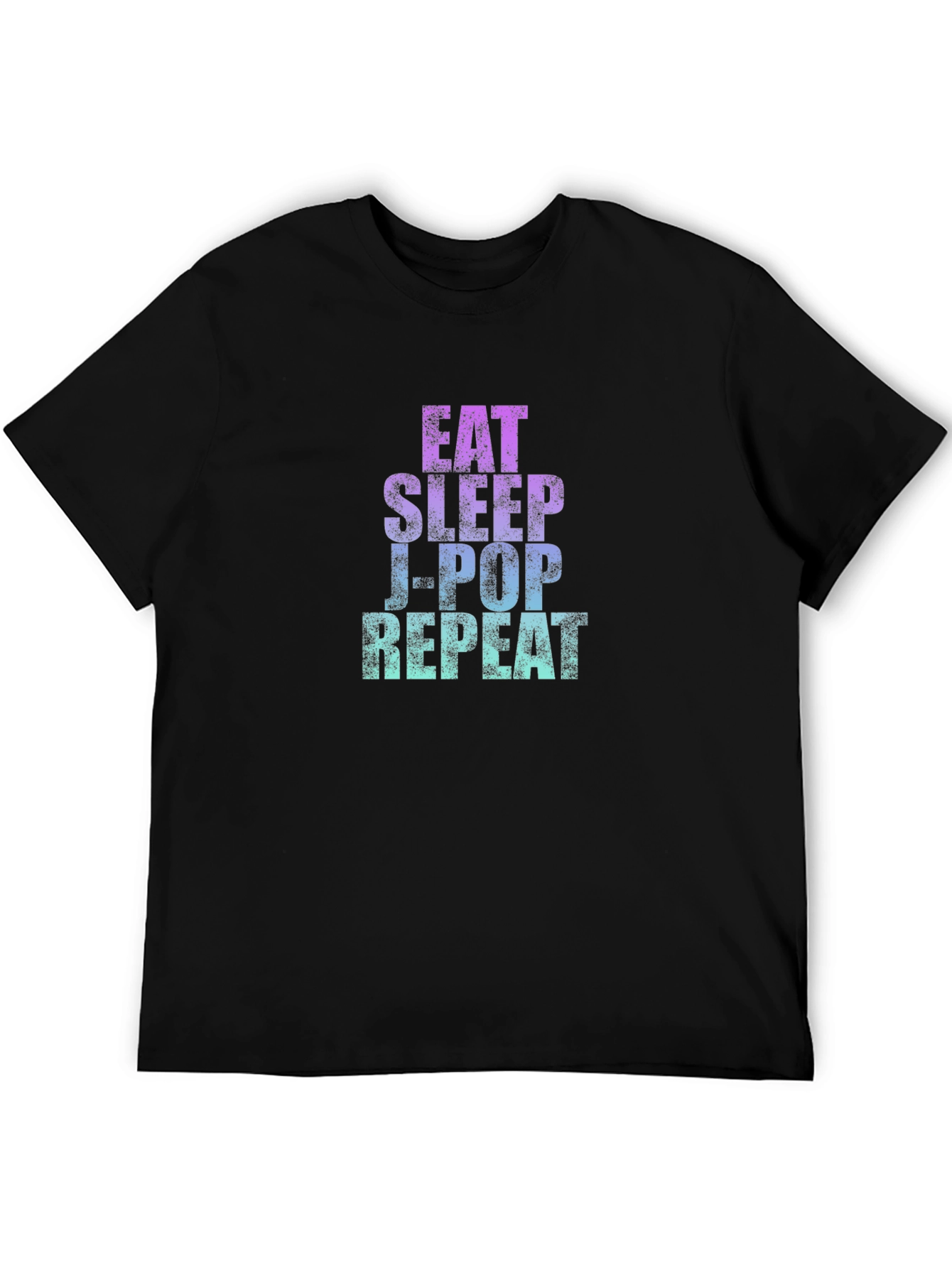 Eat Sleep J-Pop Repeat Graphic T-Shirt