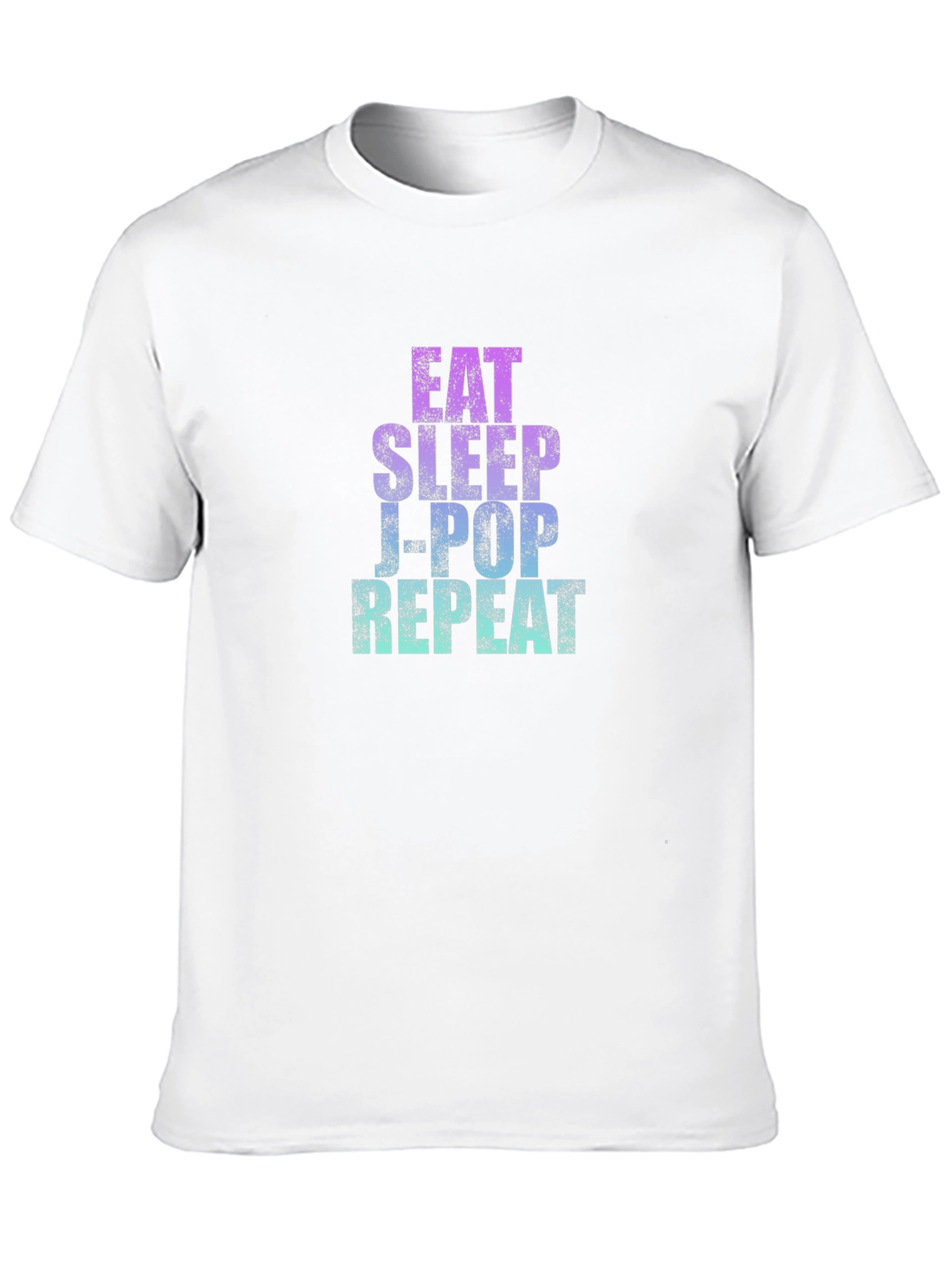Eat Sleep J-Pop Repeat Graphic T-Shirt
