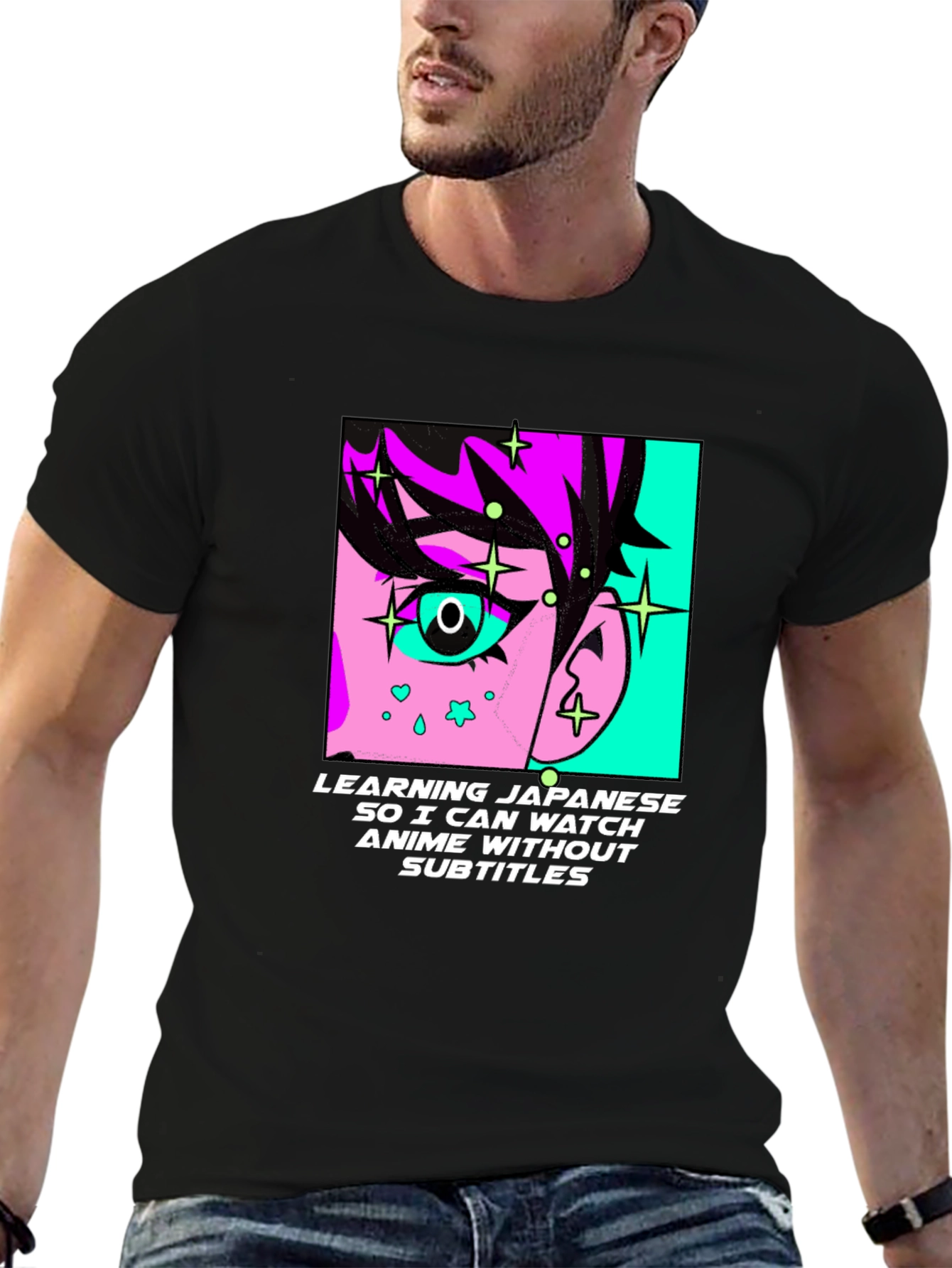 Anime Lover T-Shirt: Learning Japanese Design