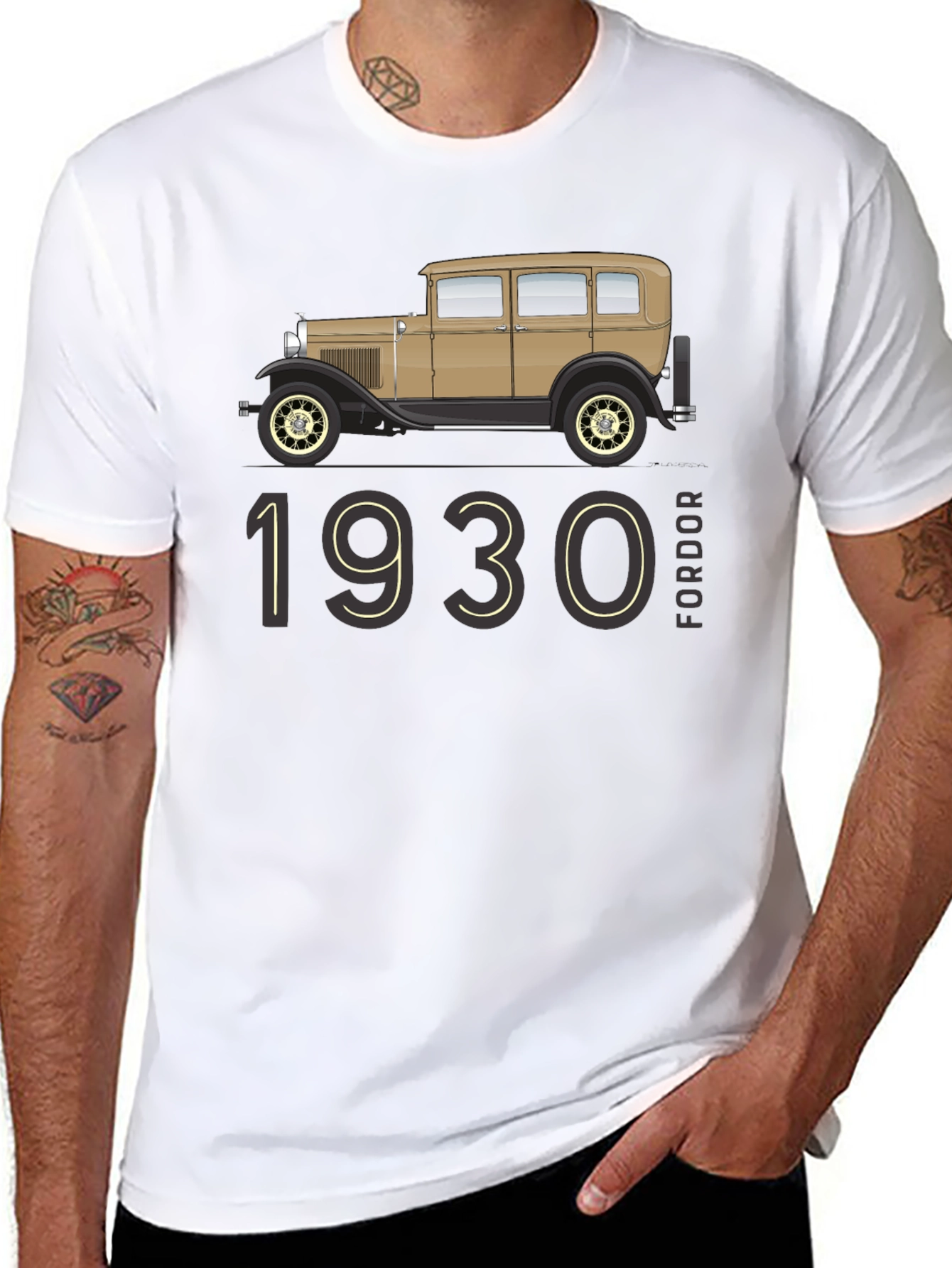1930 Fordor T-Shirt: Classic Car Tee