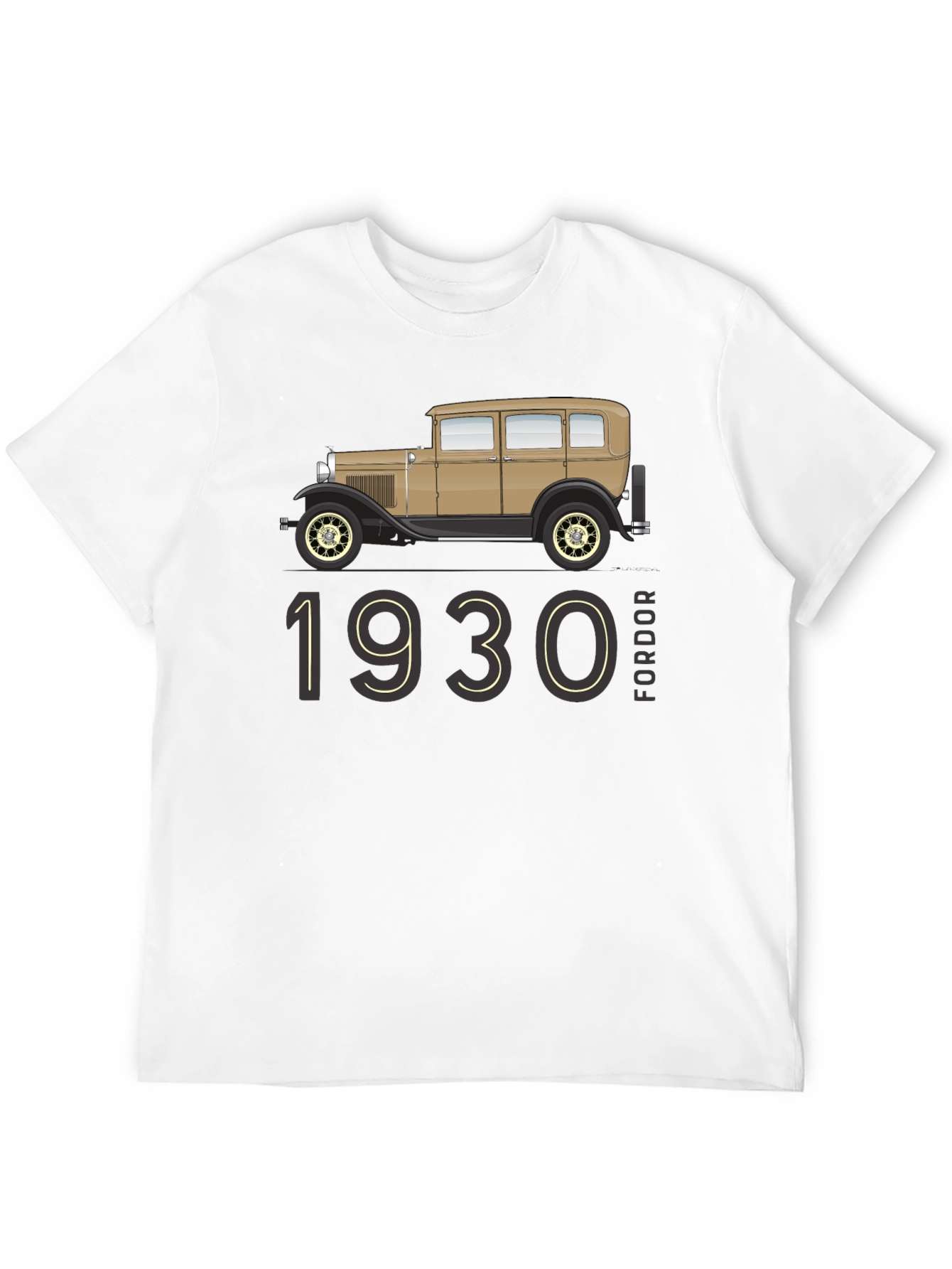 1930 Fordor T-Shirt: Classic Car Tee