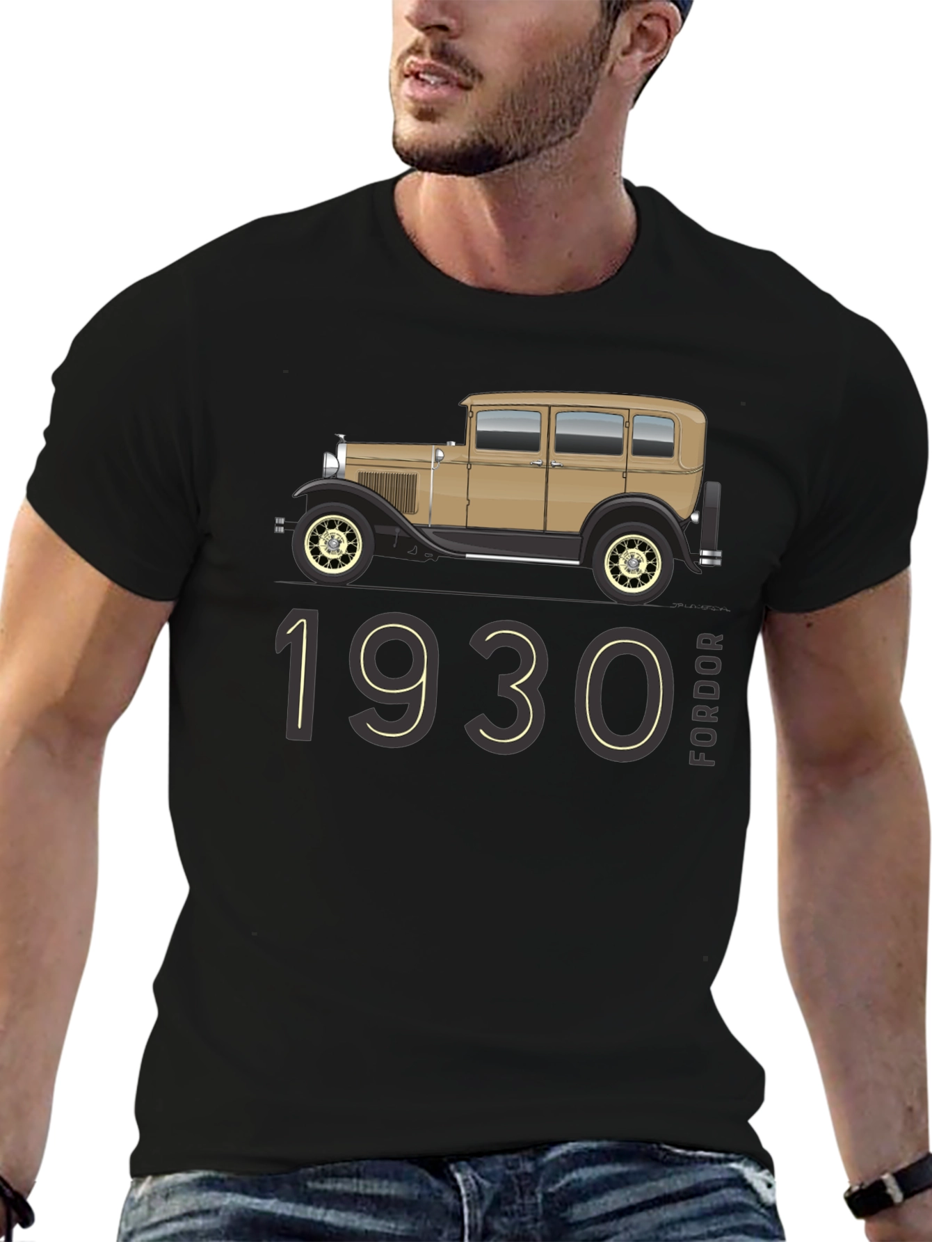 1930 Fordor T-Shirt: Classic Car Tee
