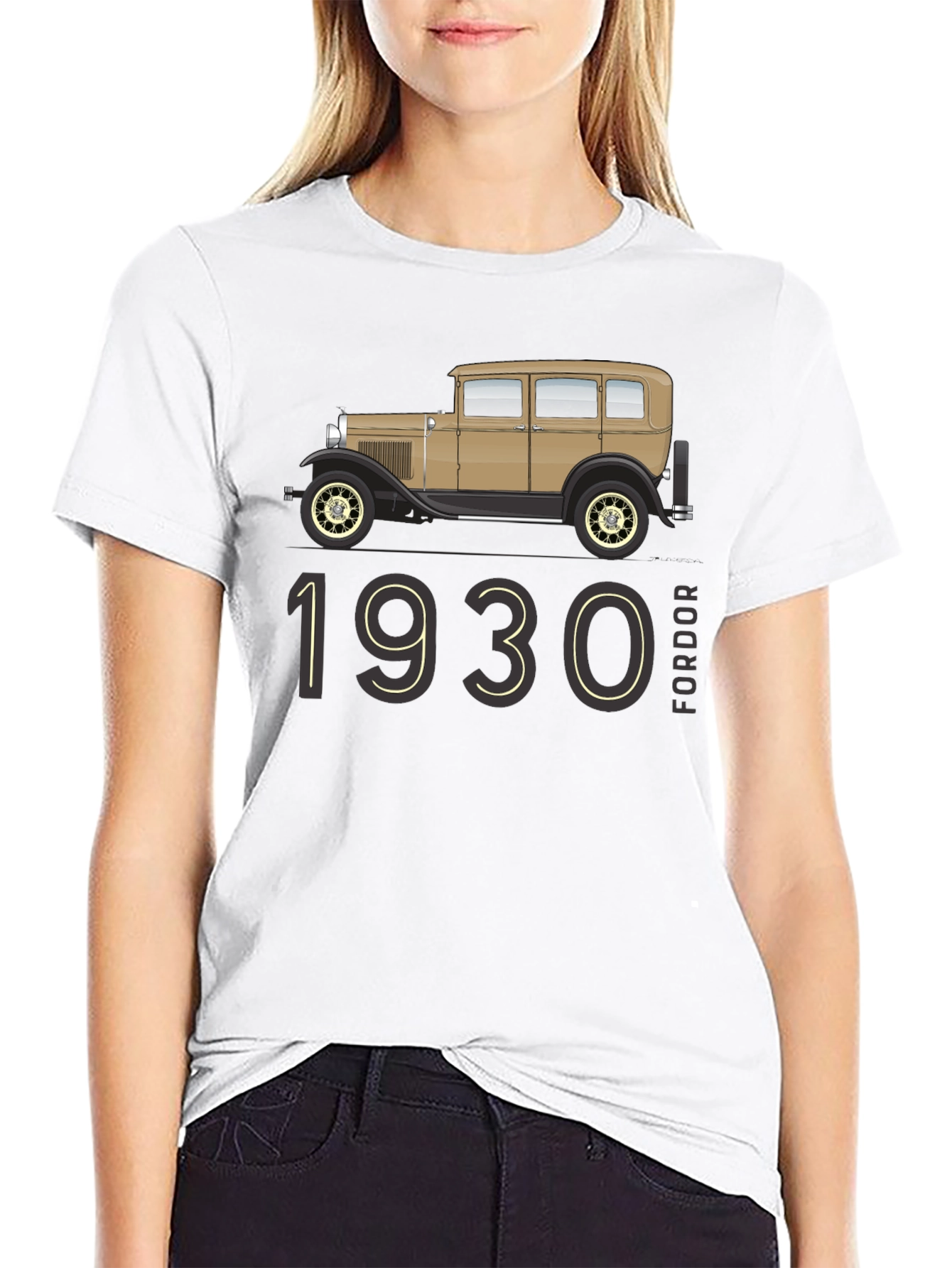 1930 Fordor T-Shirt: Classic Car Tee