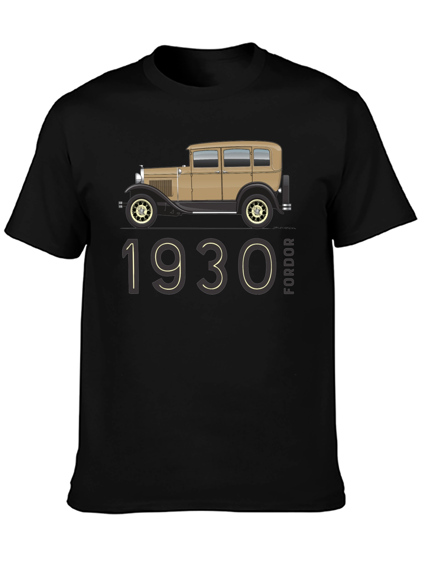 1930 Fordor T-Shirt: Classic Car Tee