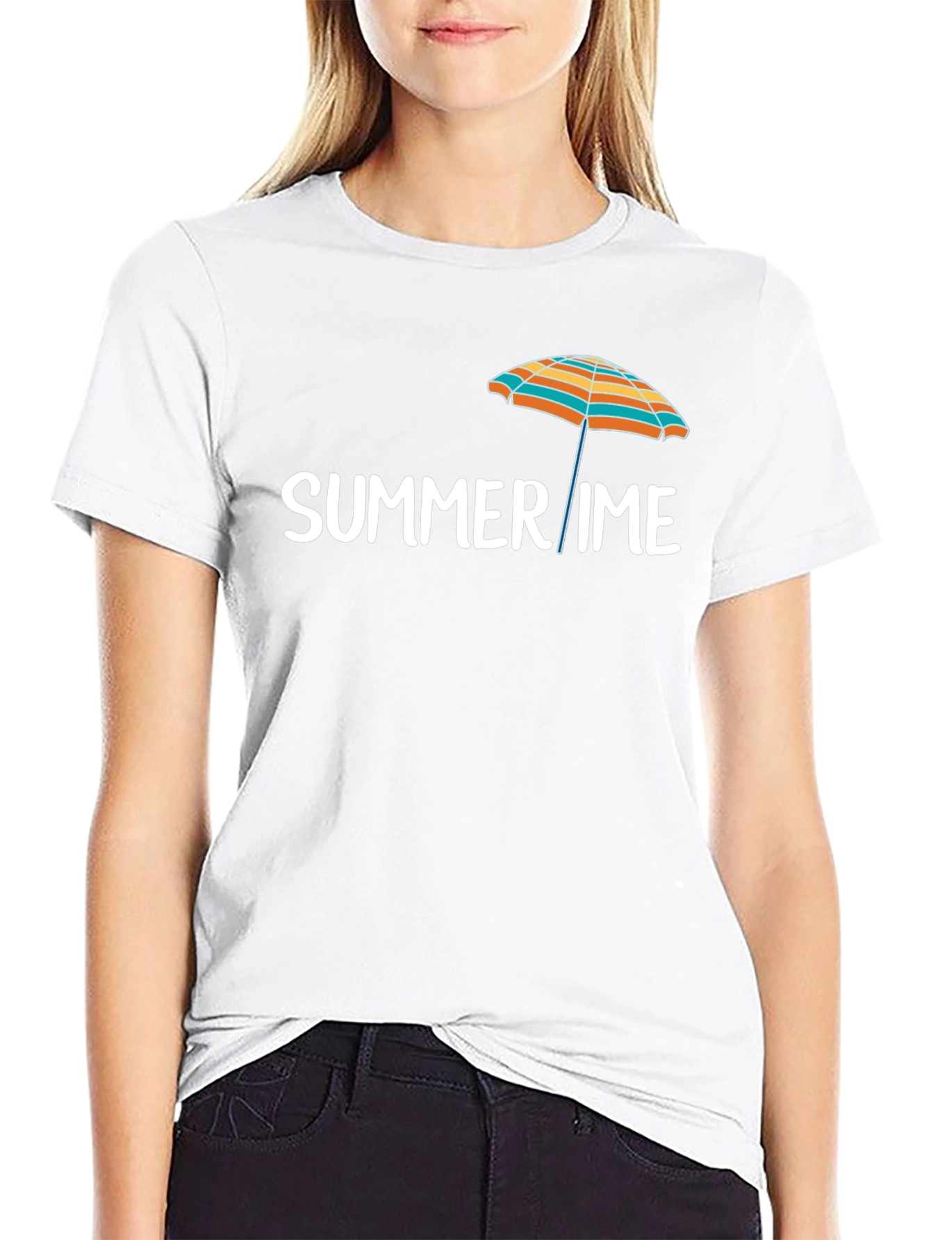 Summer Time Graphic Tee - Black