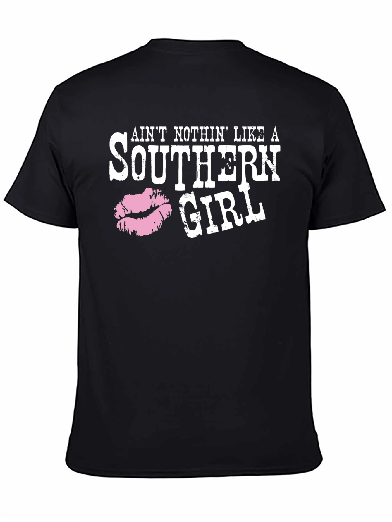 Southern Girl Graphic T-Shirt - Black Cotton Tee
