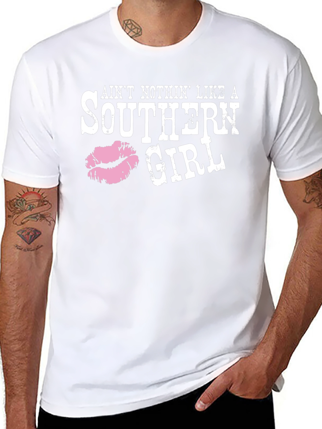 Southern Girl Graphic T-Shirt - Black Cotton Tee