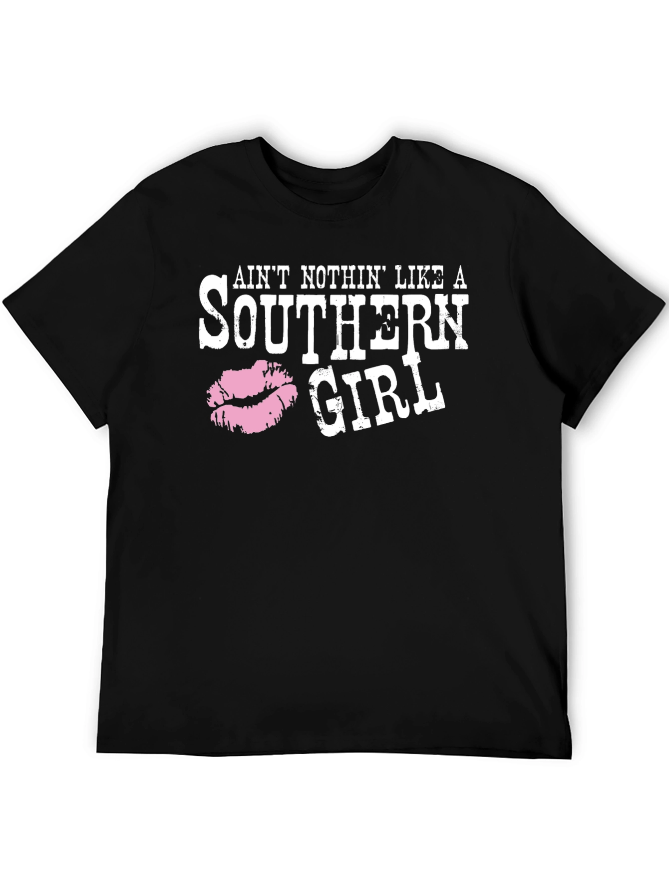 Southern Girl Graphic T-Shirt - Black Cotton Tee