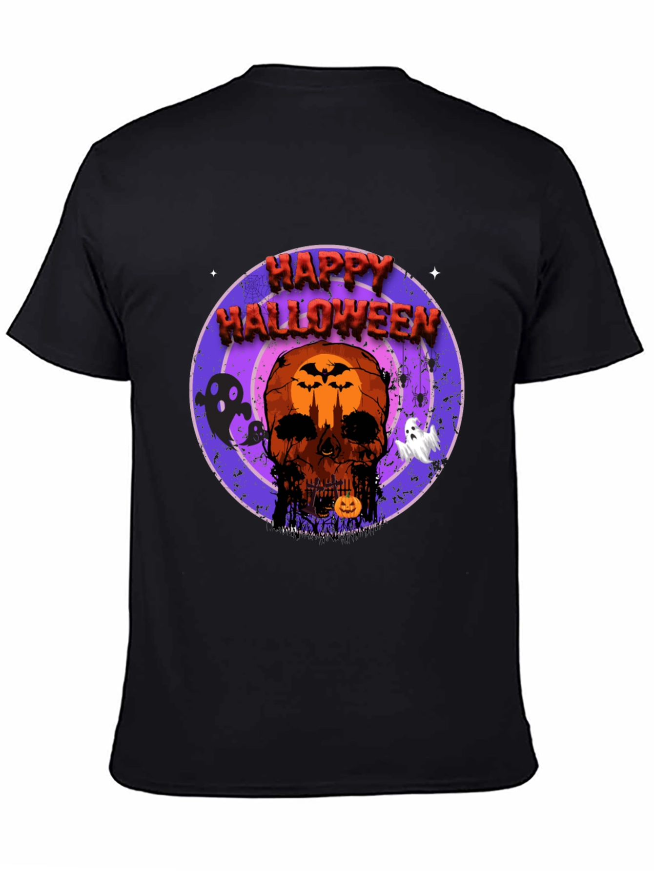 Happy Halloween Skull T-Shirt