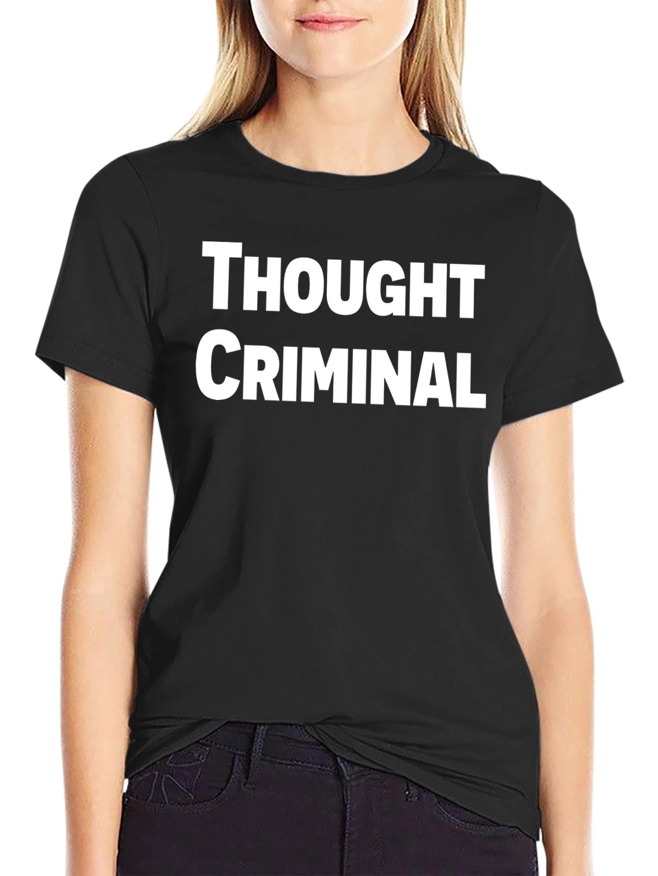 Thought Criminal T-Shirt - Bold Statement Tee