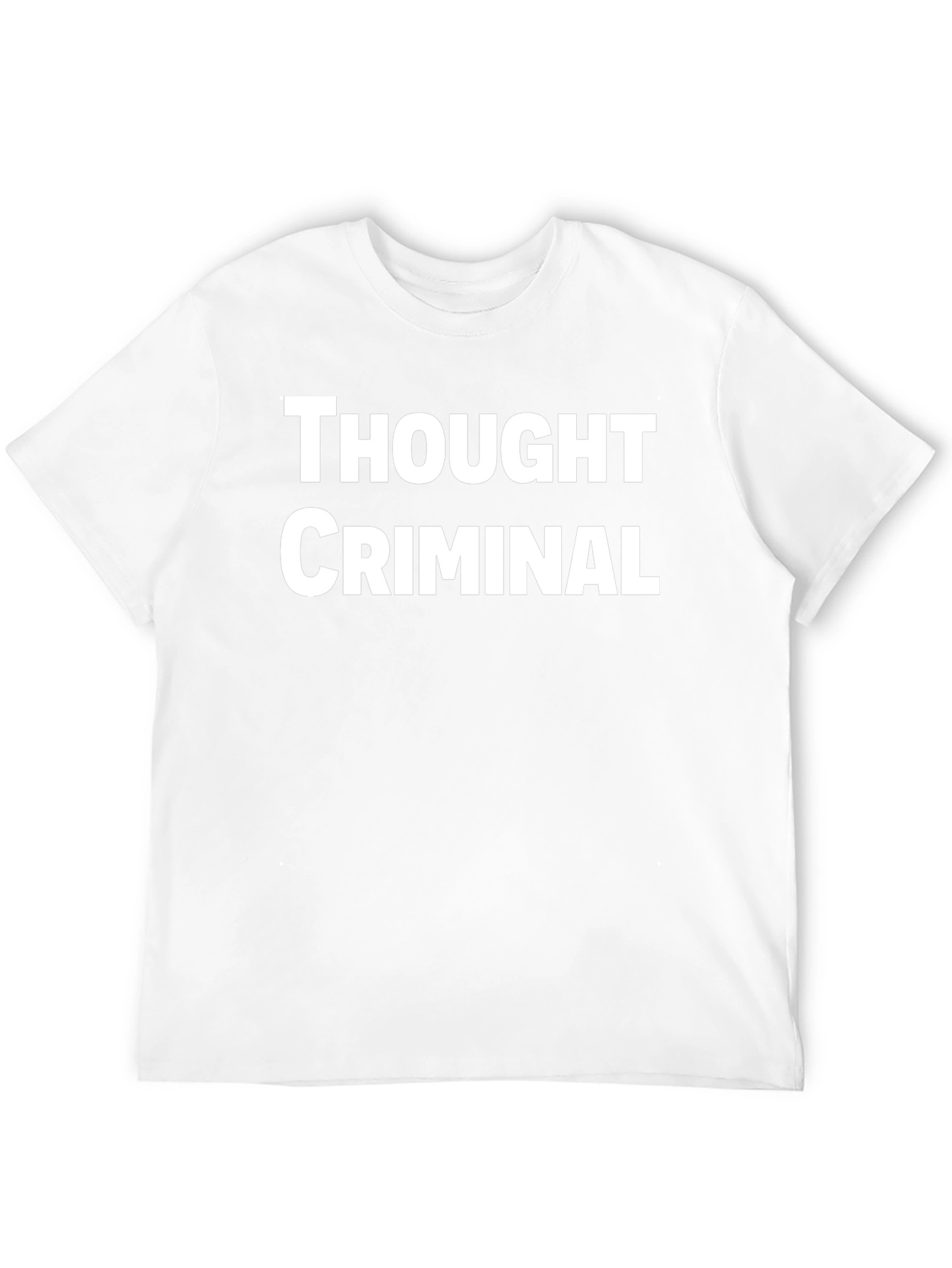 Thought Criminal T-Shirt - Bold Statement Tee