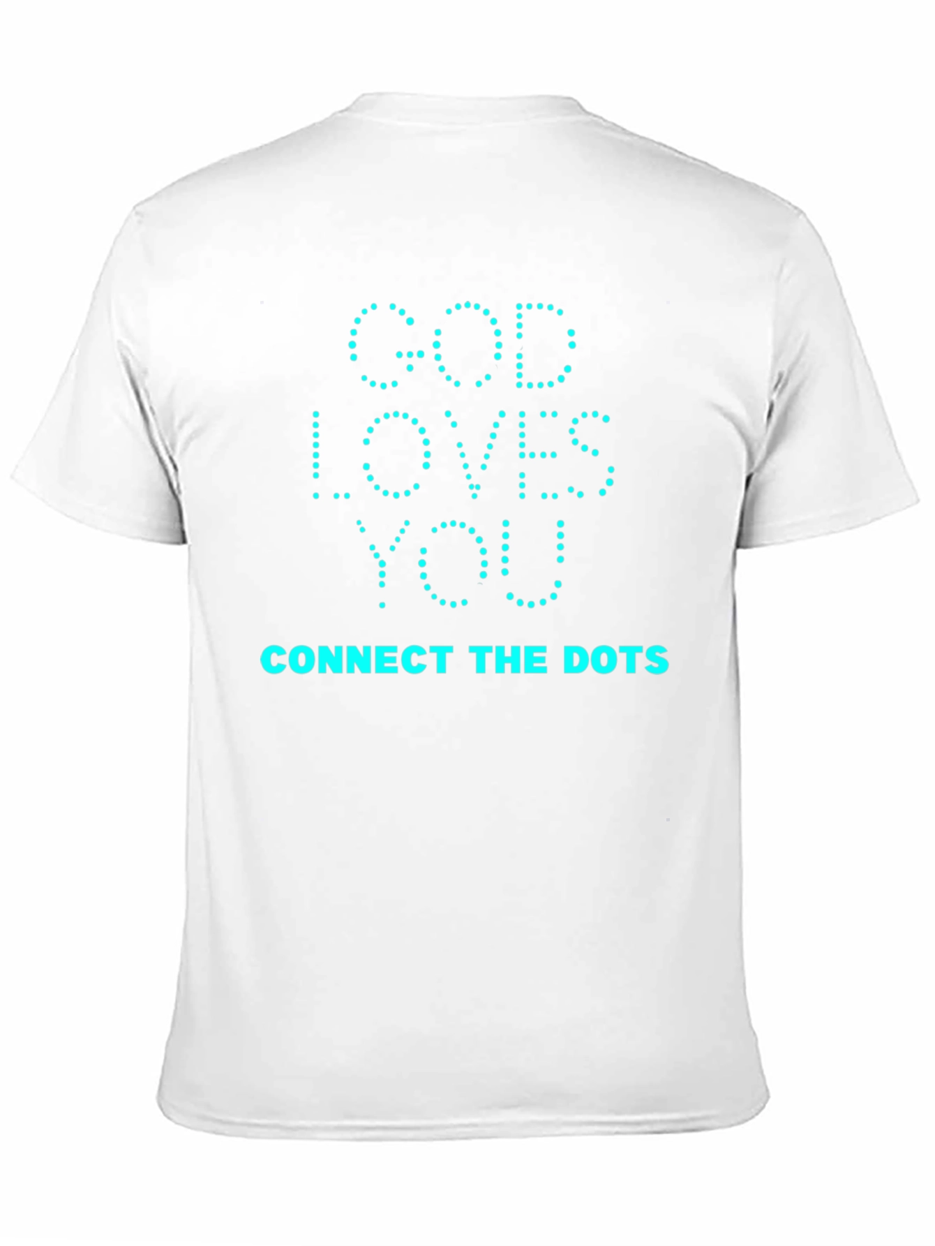 God Loves You Connect The Dots Black T-Shirt