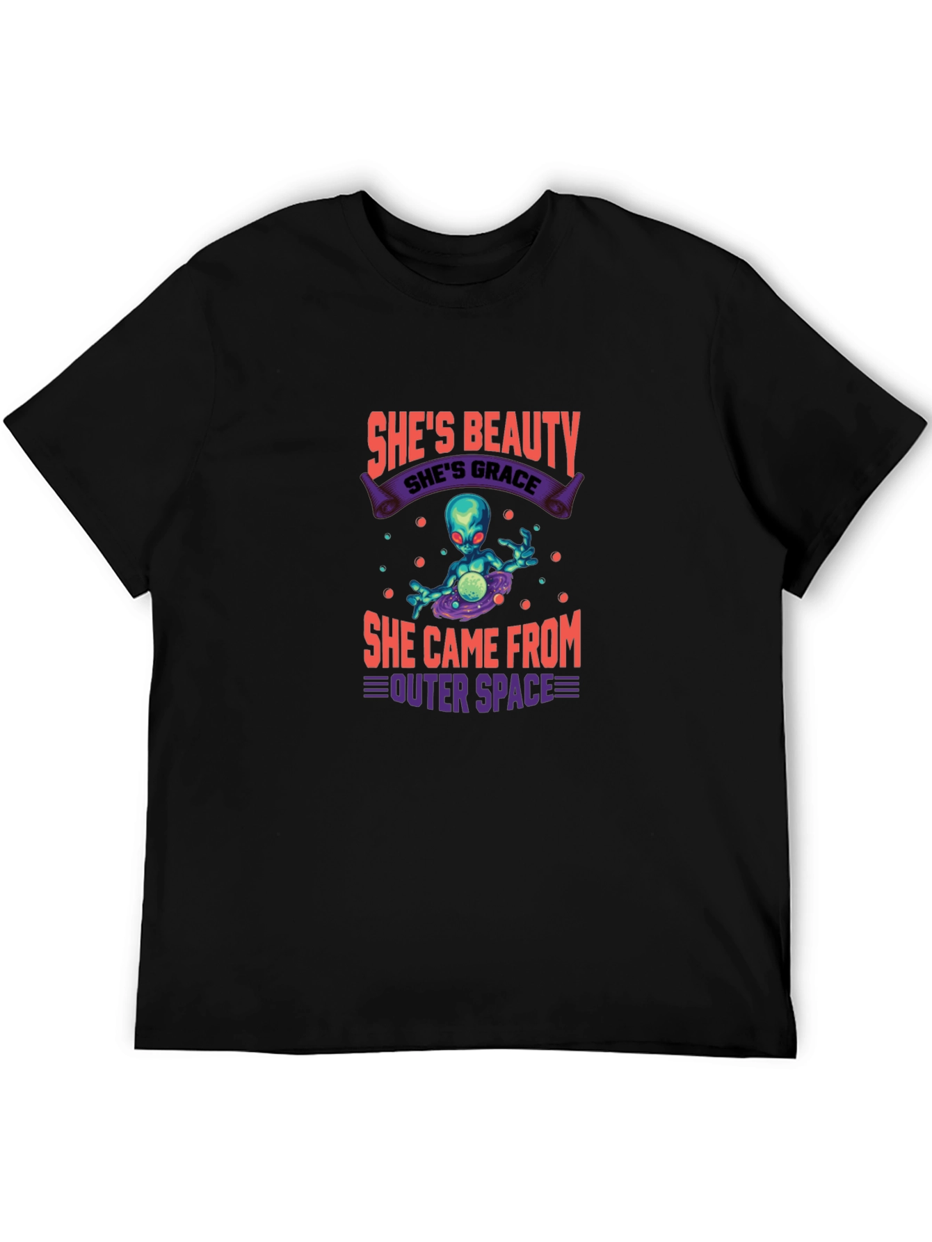 Shes Beauty Shes Grace Alien Graphic Tee